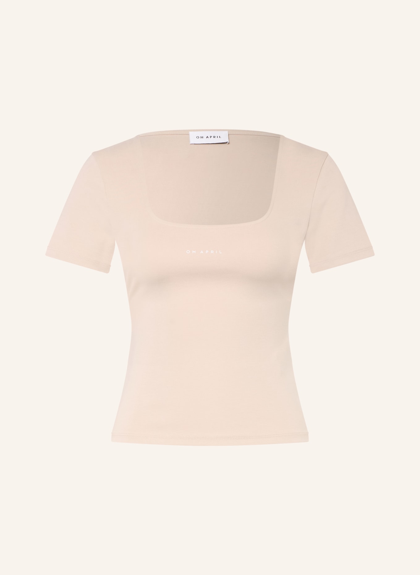 OH APRIL KALINA T-shirt: BEIGE