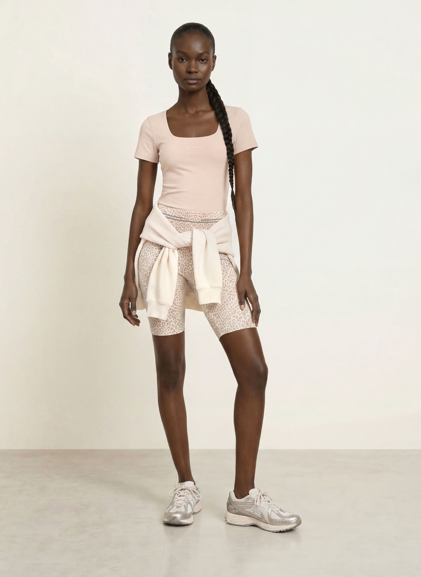 OH APRIL KALINA T-shirt: BEIGE