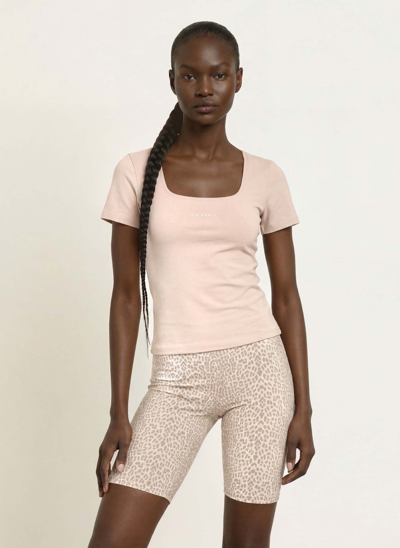 OH APRIL KALINA T-shirt: BEIGE