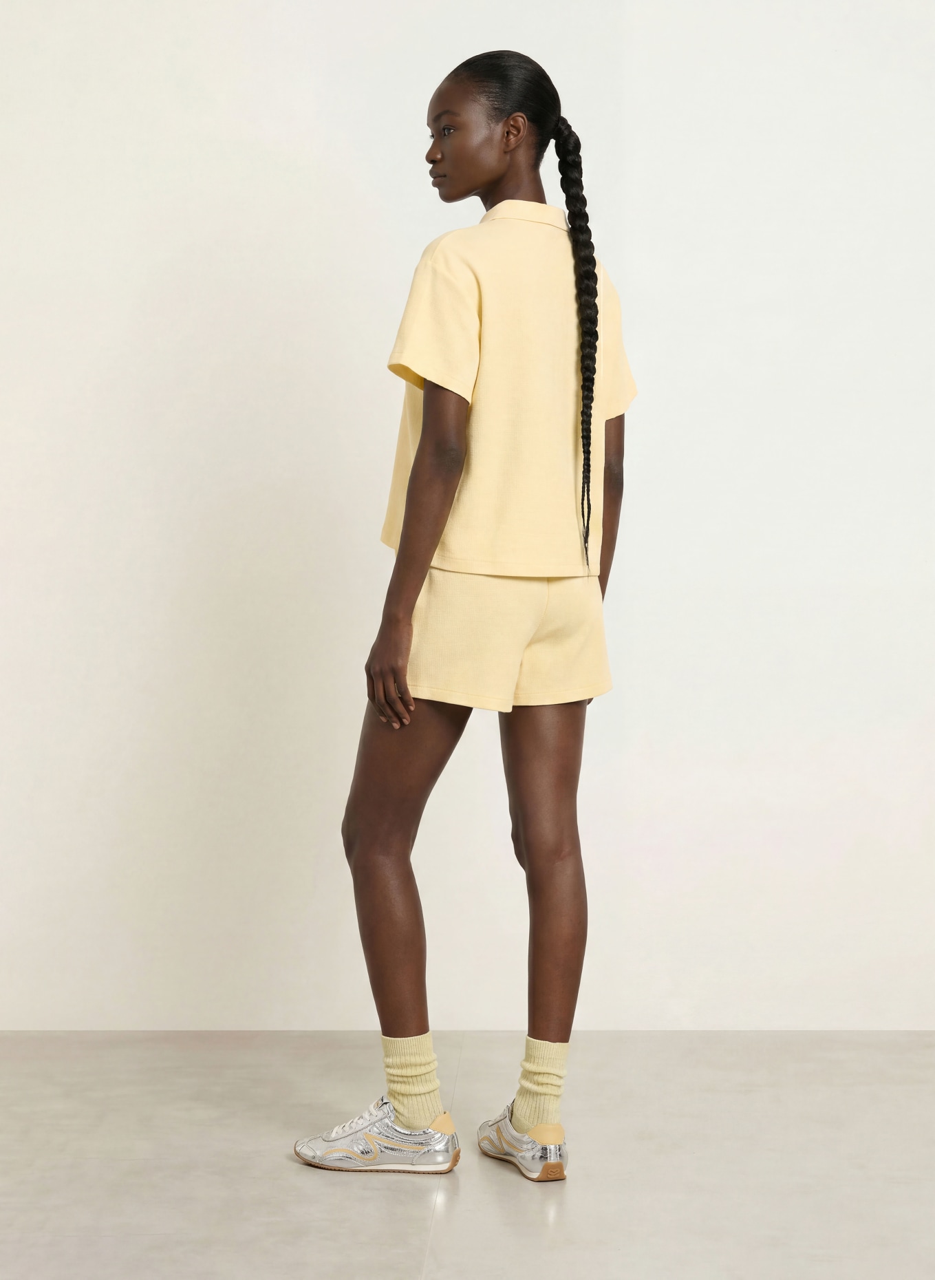 OH APRIL Piqué polo shirt NOA: YELLOW