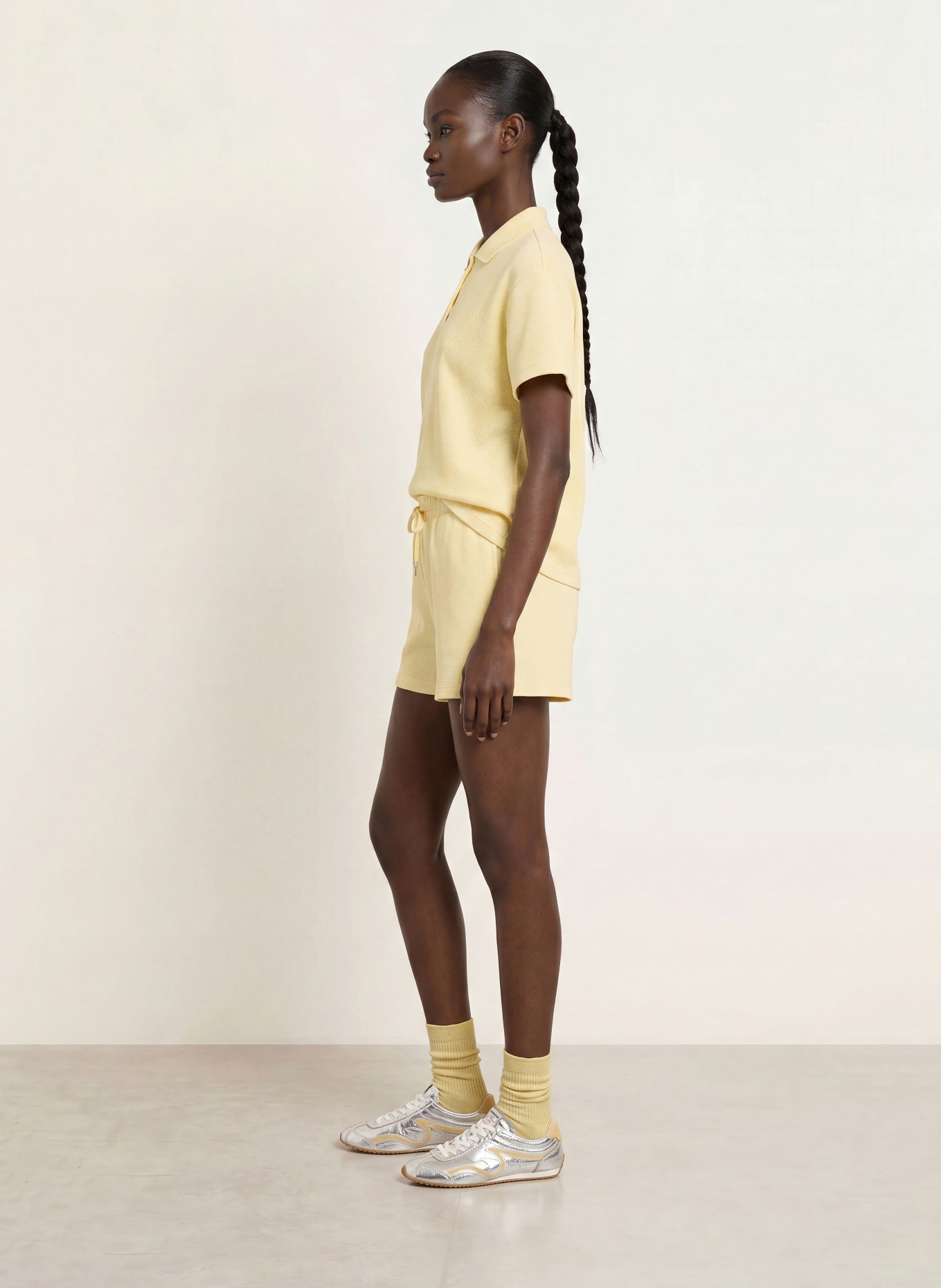 OH APRIL Piqué polo shirt NOA: YELLOW
