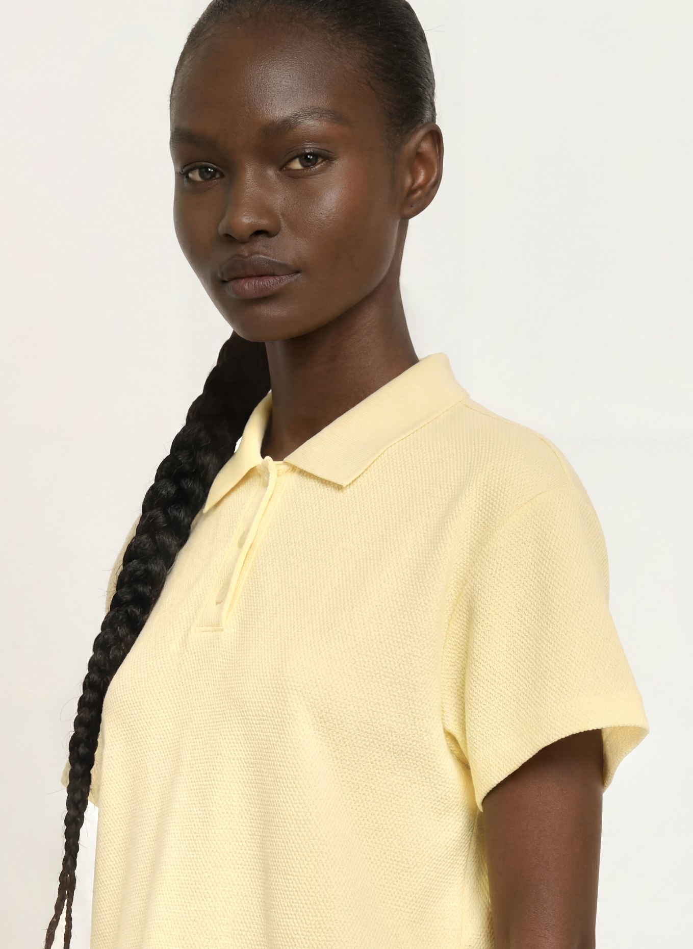 OH APRIL Piqué polo shirt NOA: YELLOW