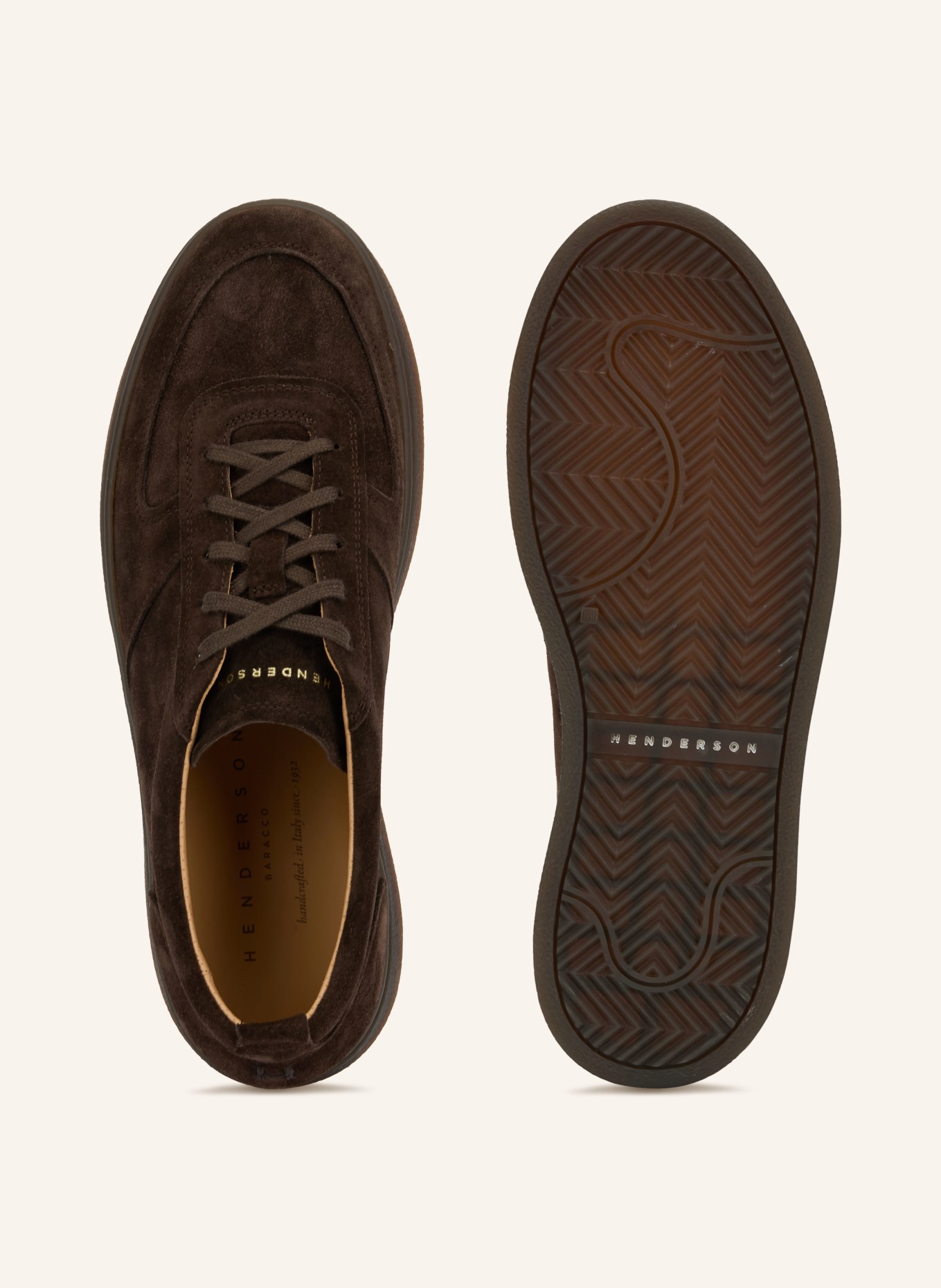 HENDERSON Sneaker LEVANTE: DUNKELBRAUN