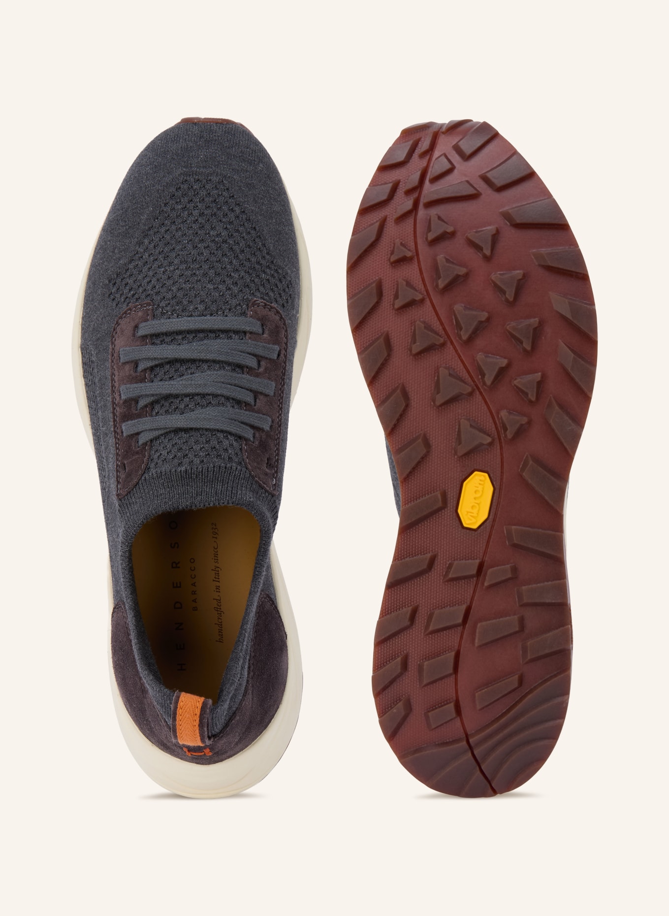 HENDERSON Sneaker: DUNKELGRAU