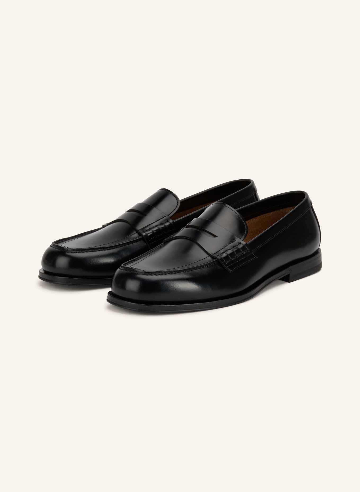 HENDERSON Penny-Loafer VITO: SCHWARZ