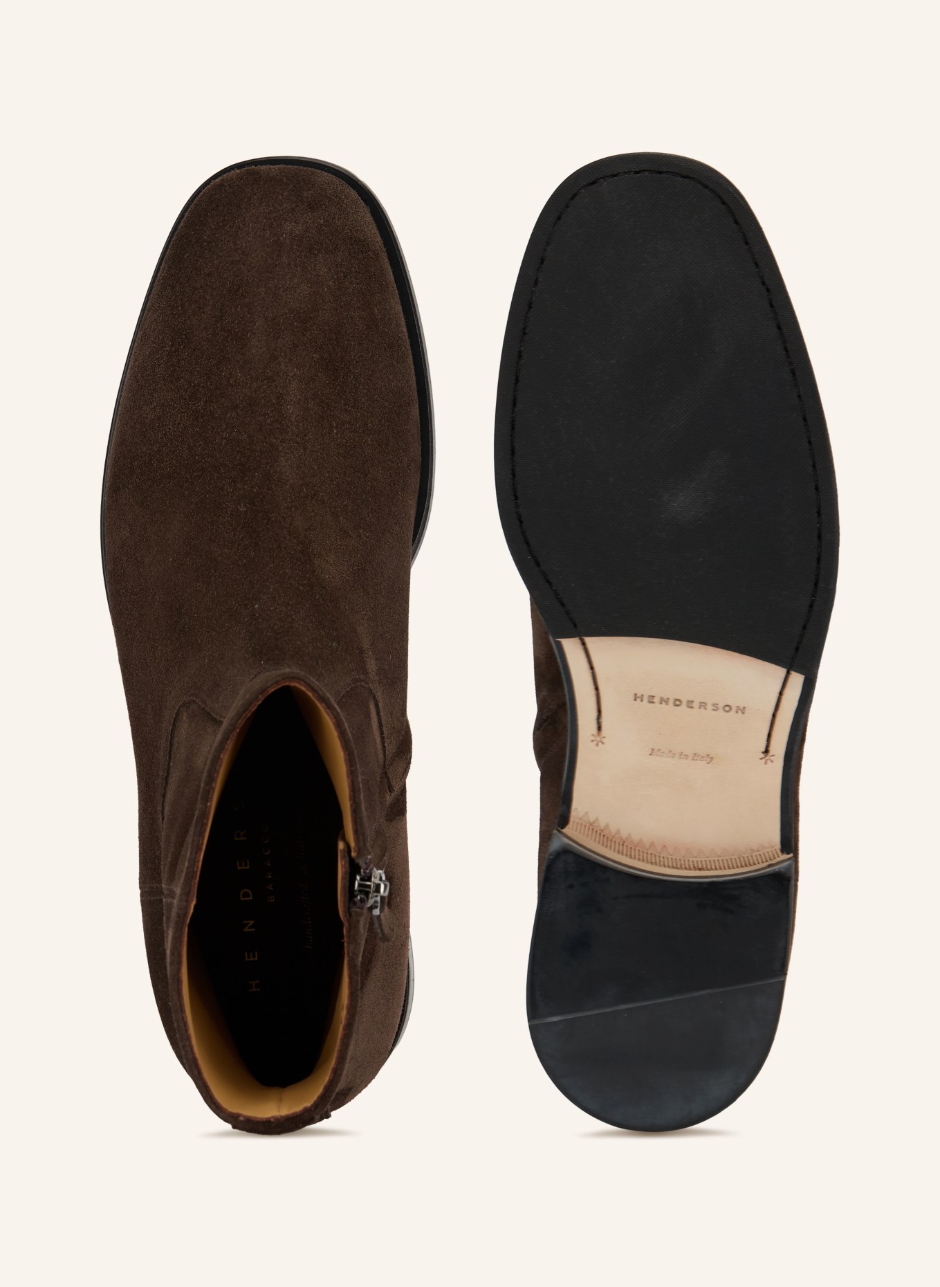 HENDERSON Boots MODICA: MARRON FONCÉ