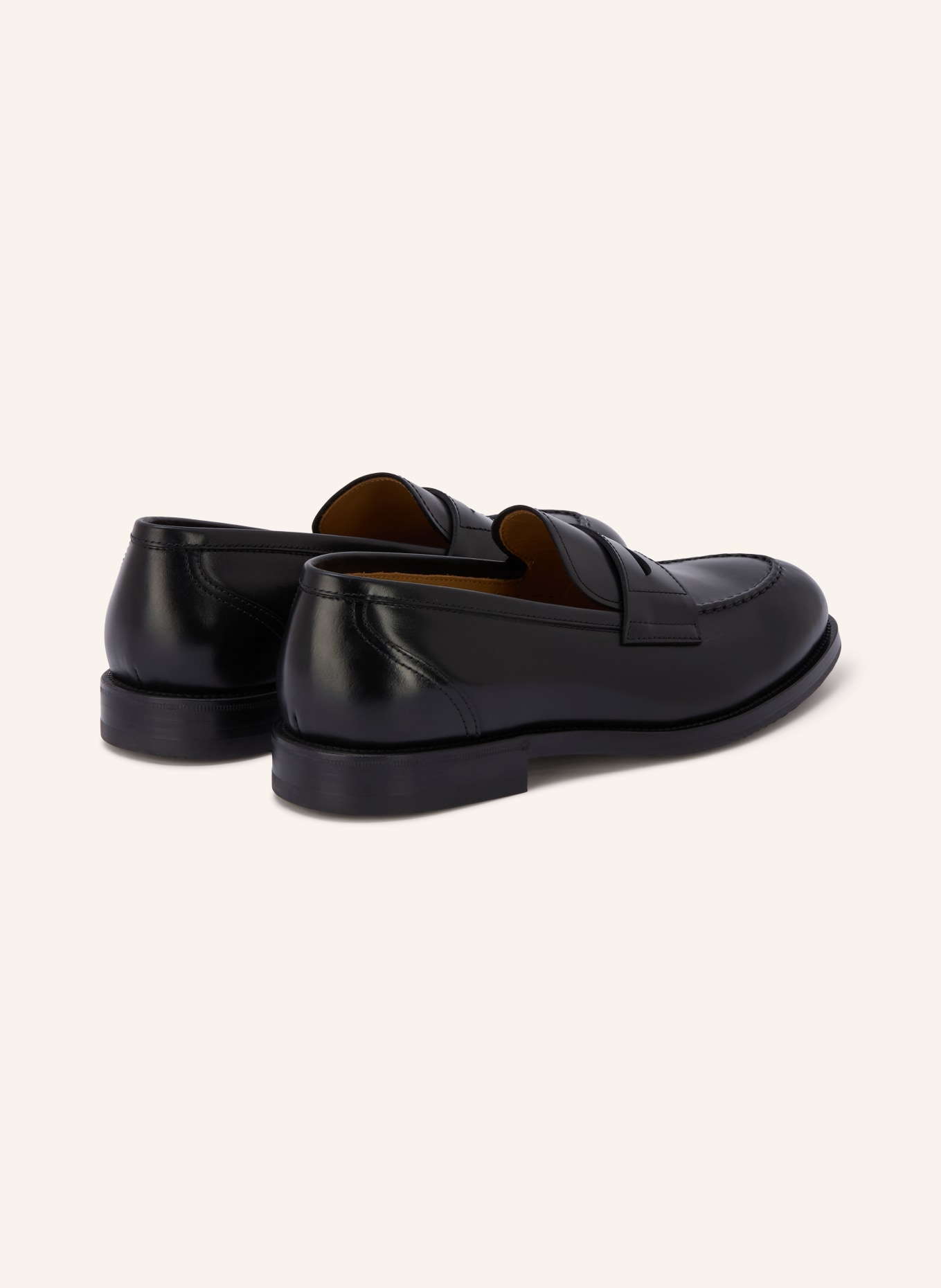 HENDERSON Penny-Loafer: SCHWARZ