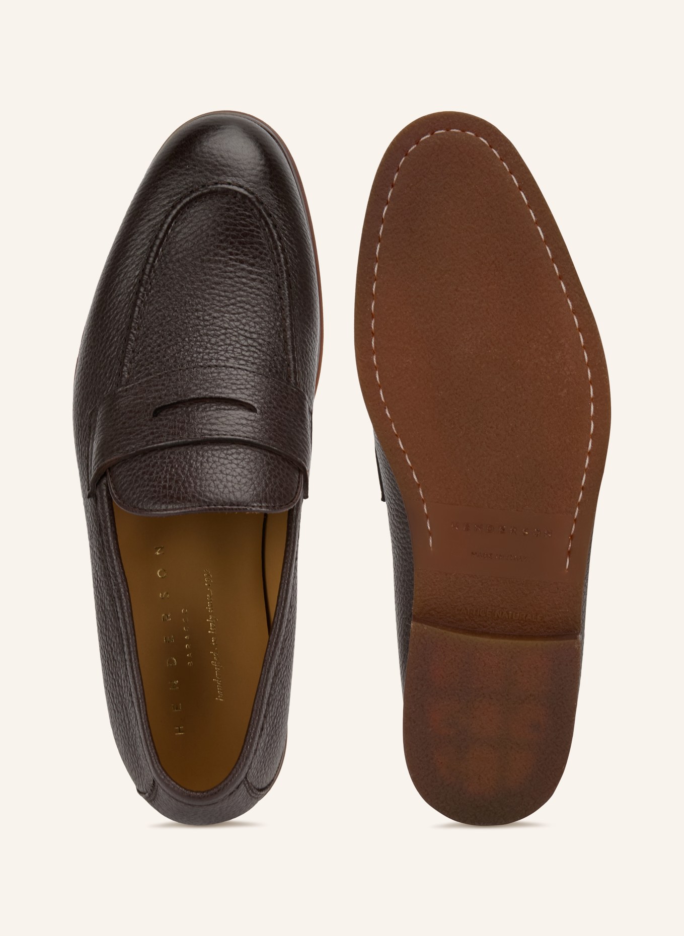 HENDERSON Penny-Loafer CERVO: DUNKELBRAUN