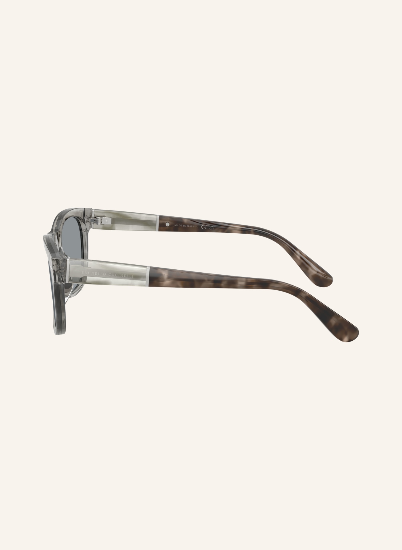 BRUNELLO CUCINELLI Okulary przeciwsłoneczne BC4003SM: JASNOSZARY/ JASNOSZARY GRADIENT