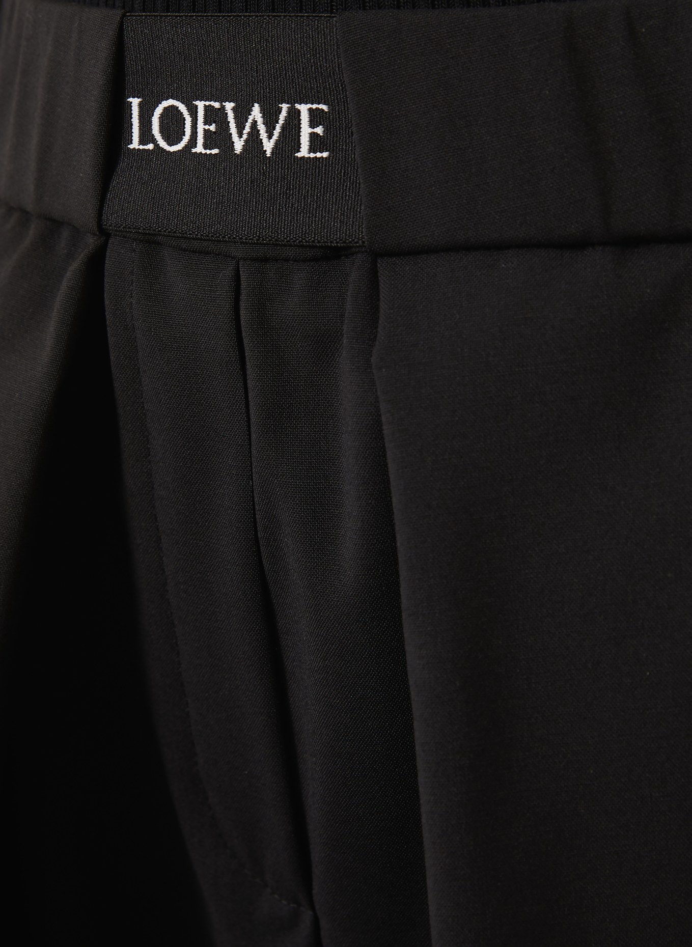 LOEWE Spodnie typu Marlena: CZARNY