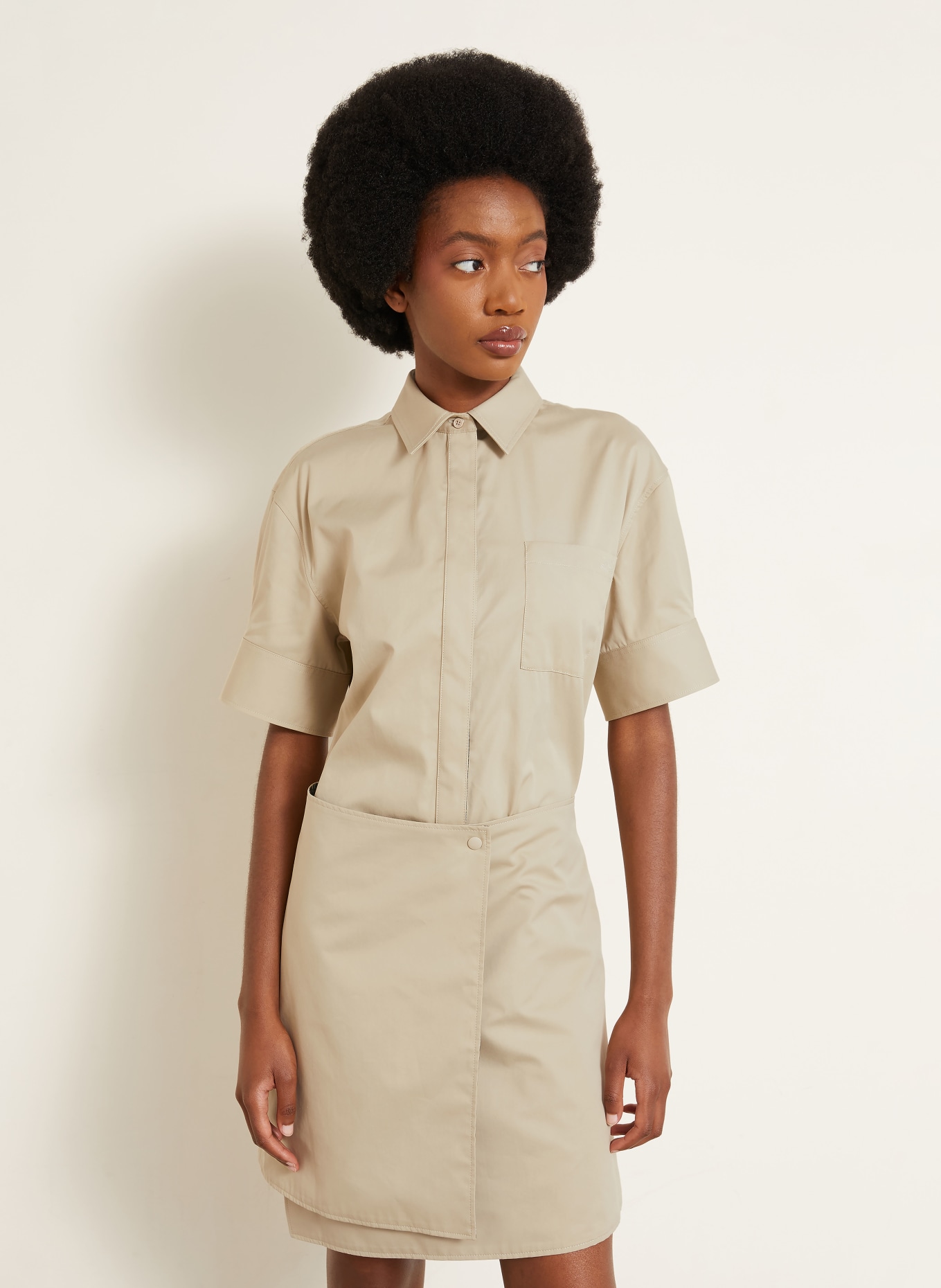 LOEWE Blousejurk: BEIGE