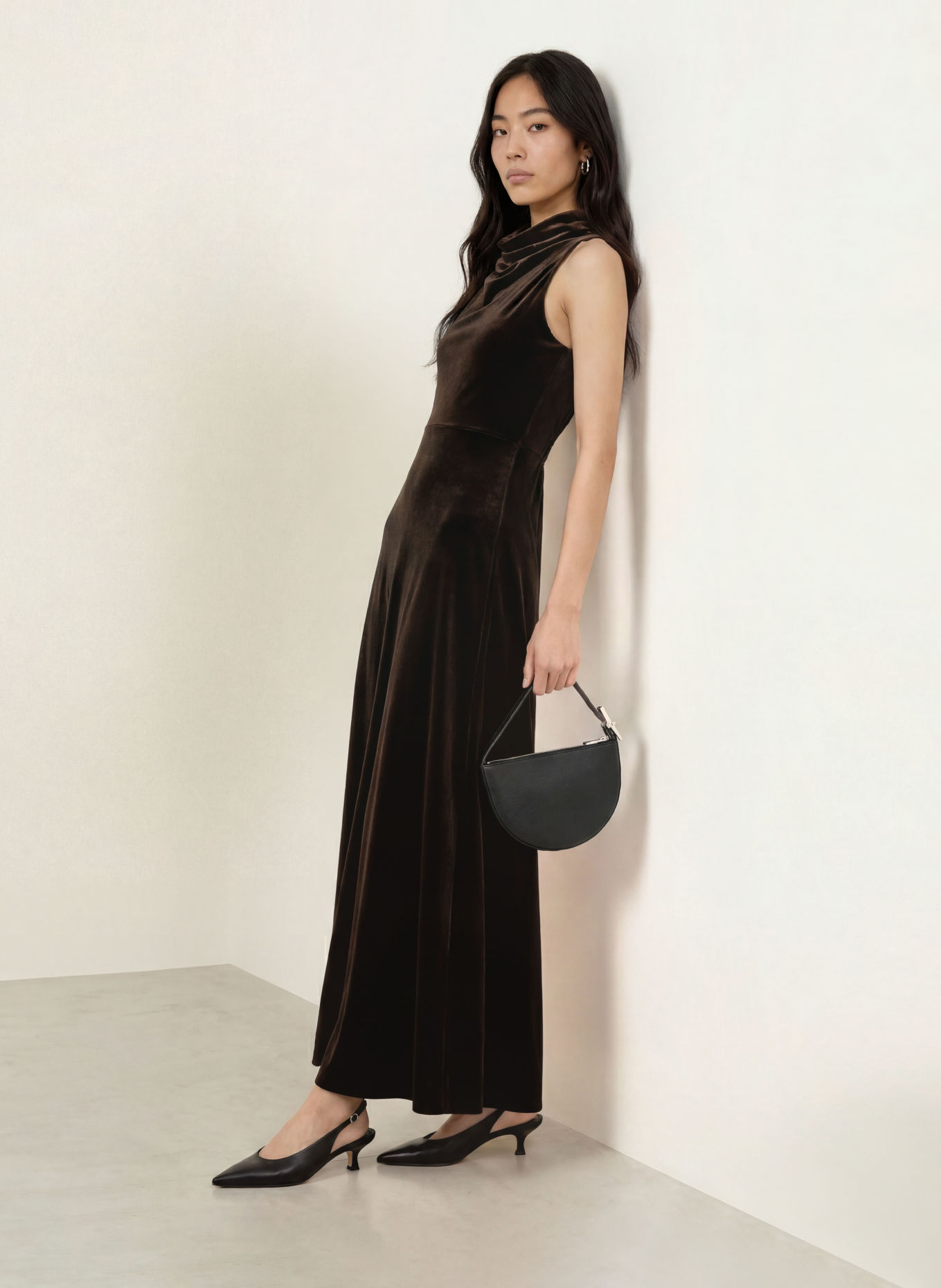 Part Two Samtkleid DICLEPW: DUNKELBRAUN
