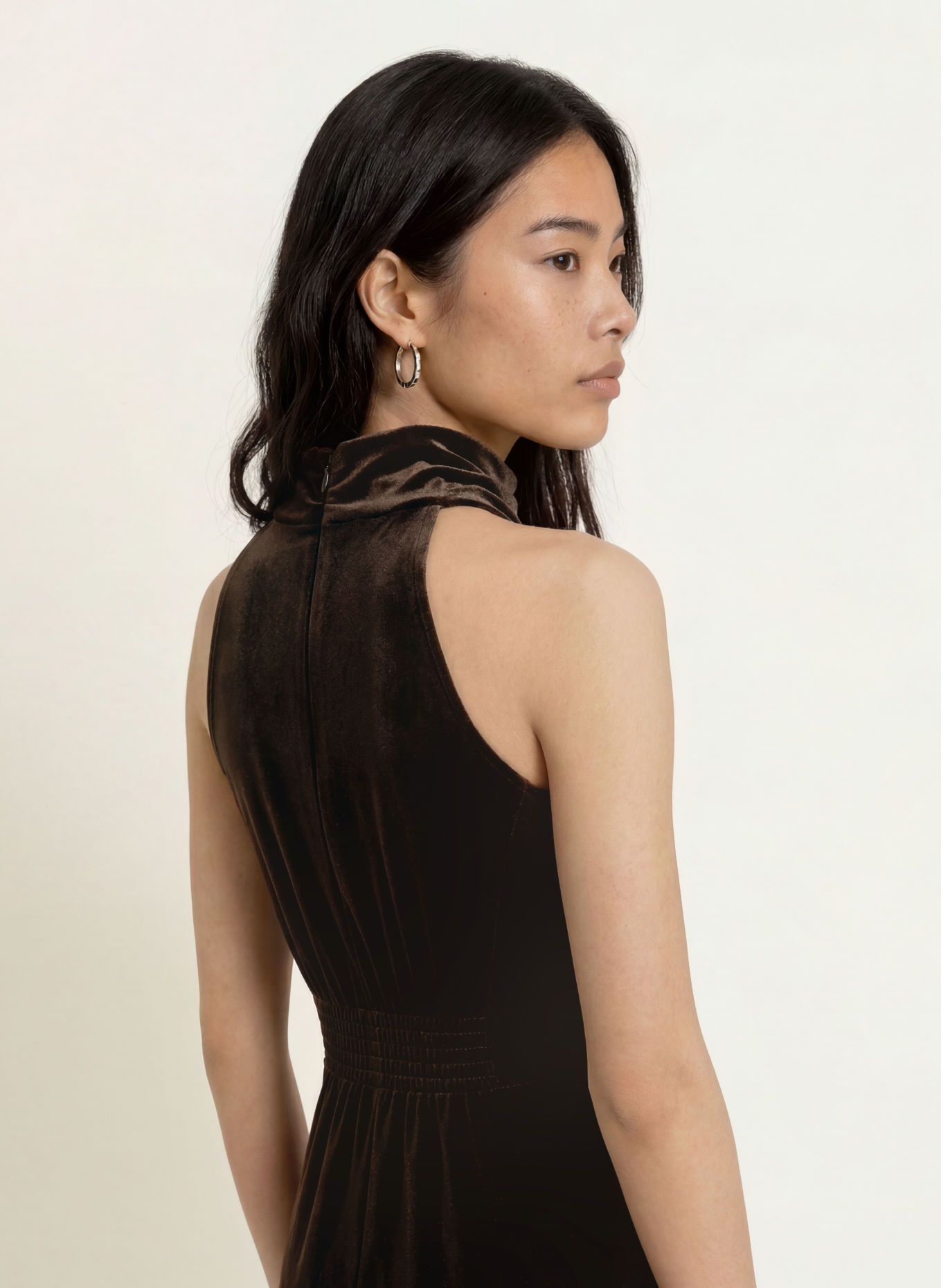 Part Two Samtkleid DICLEPW: DUNKELBRAUN