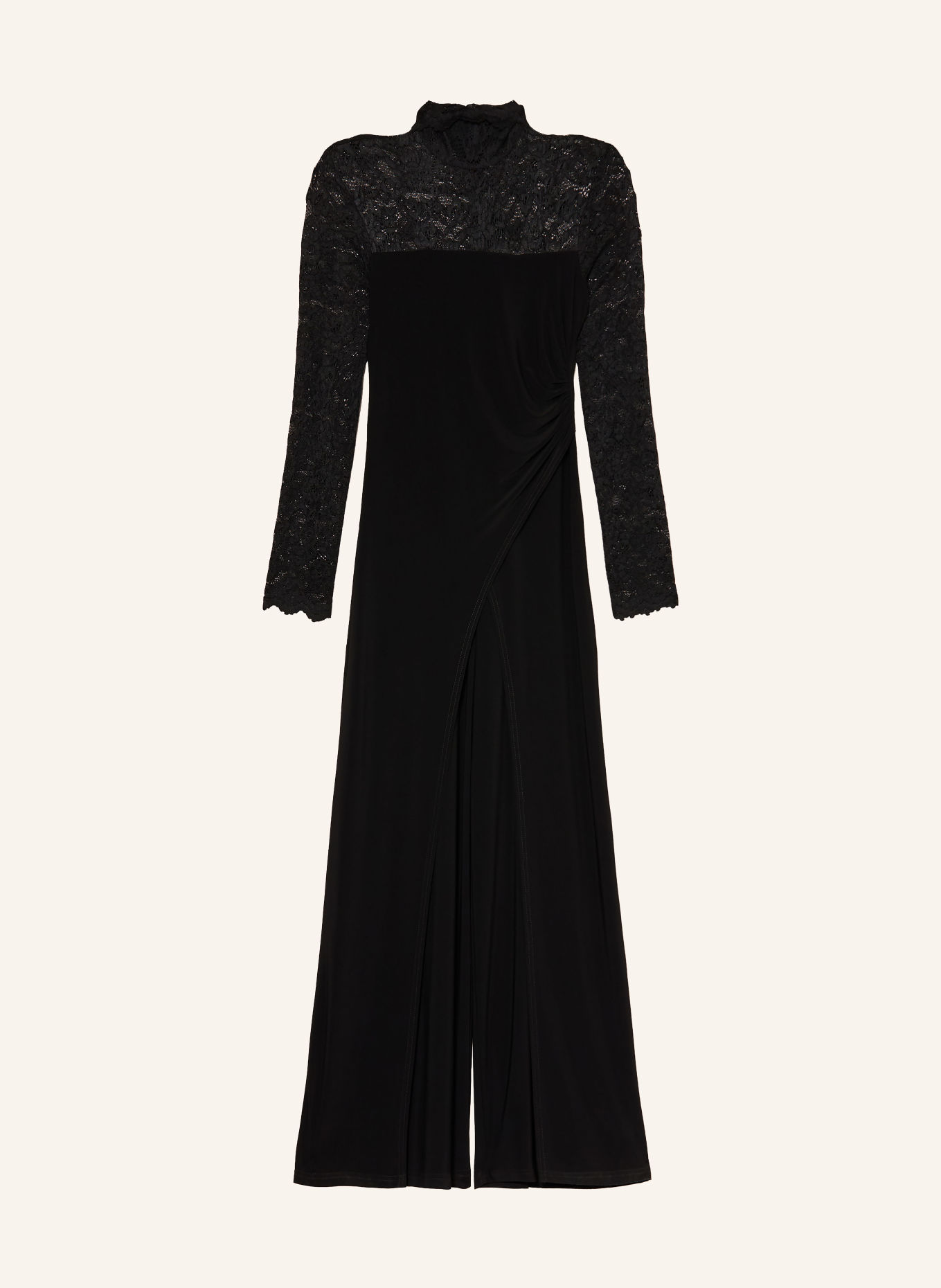 Joseph Ribkoff Jumpsuit with lace: BLACK