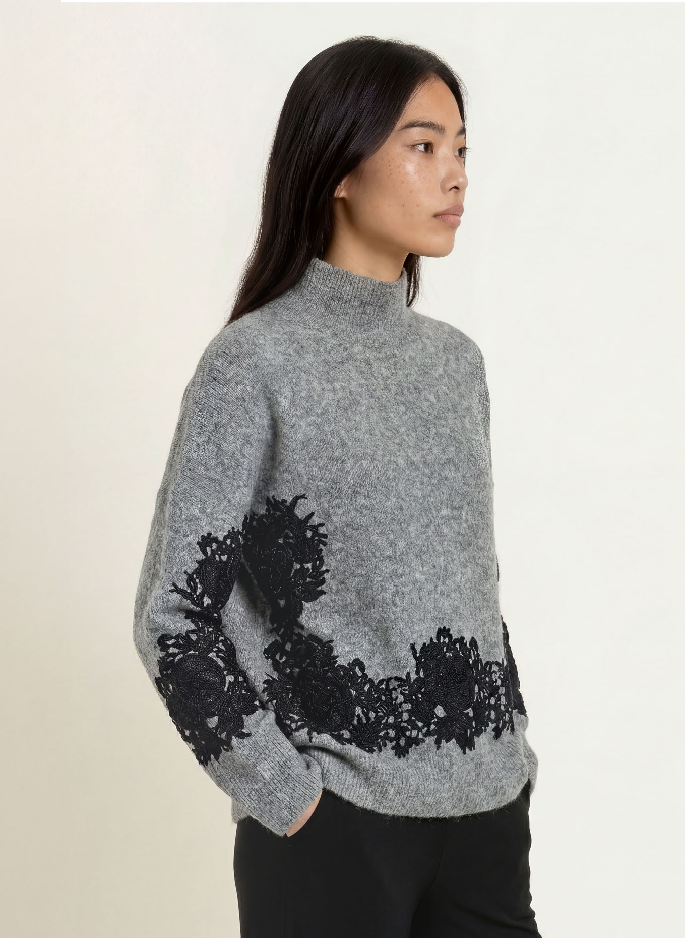 Joseph Ribkoff Pullover: GRAU