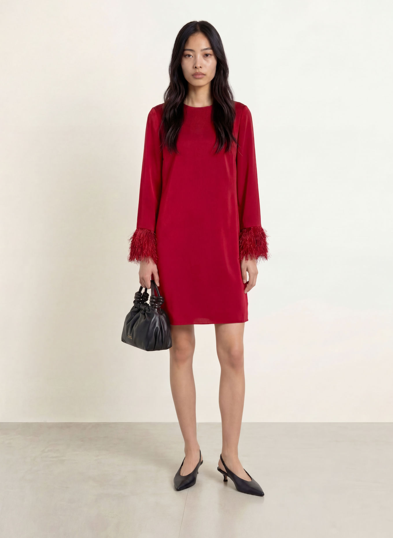 Joseph Ribkoff Kleid: DUNKELROT