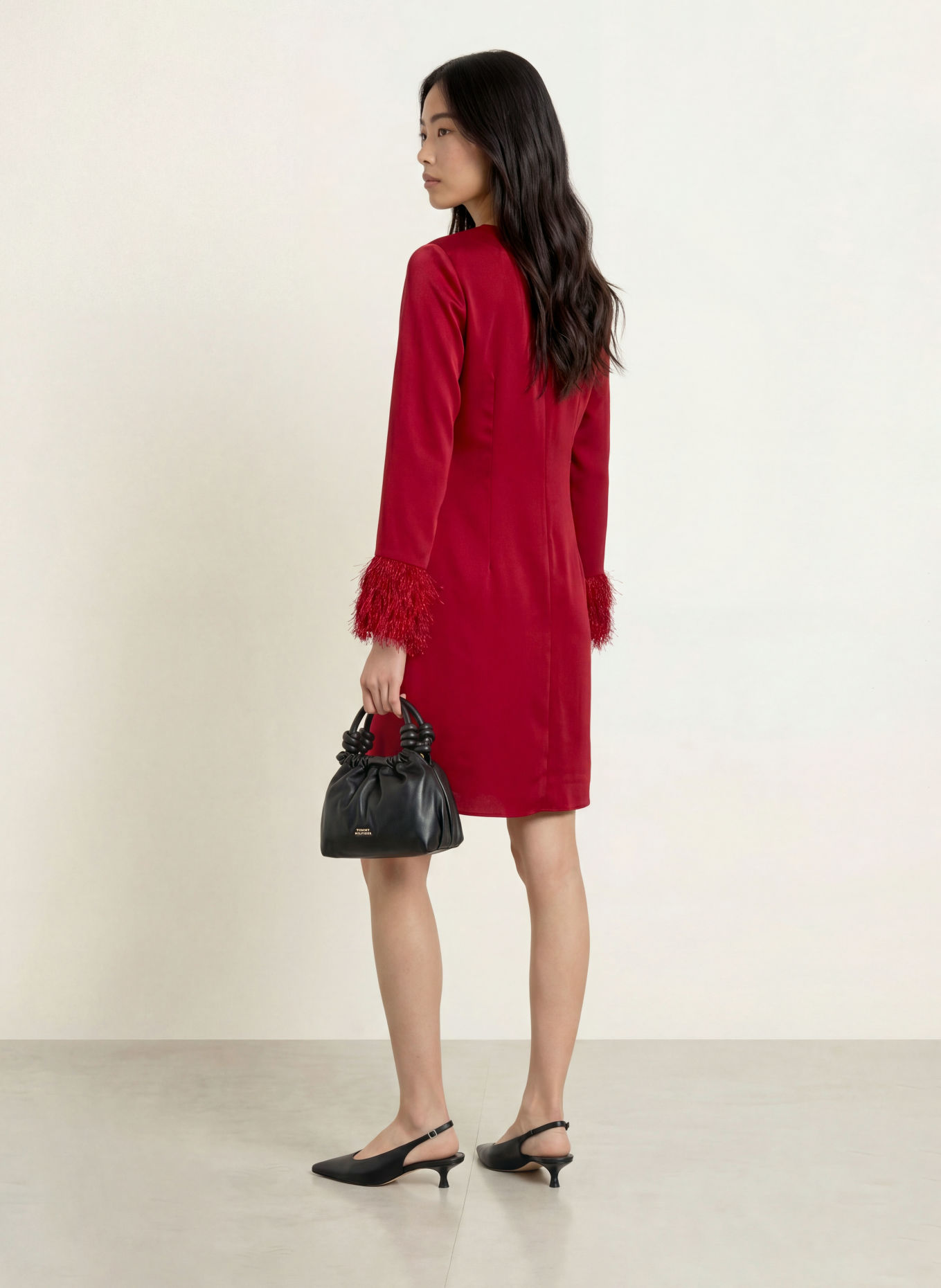 Joseph Ribkoff Kleid: DUNKELROT