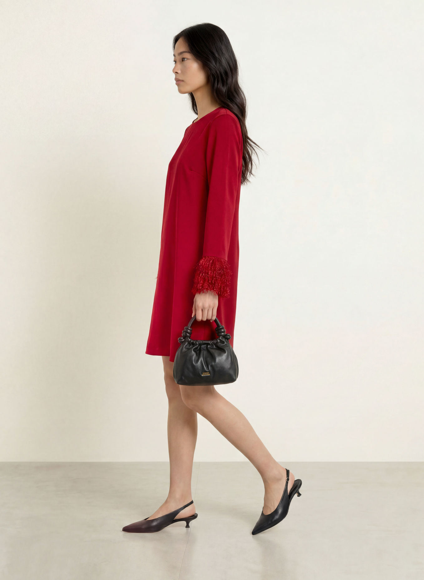 Joseph Ribkoff Kleid: DUNKELROT