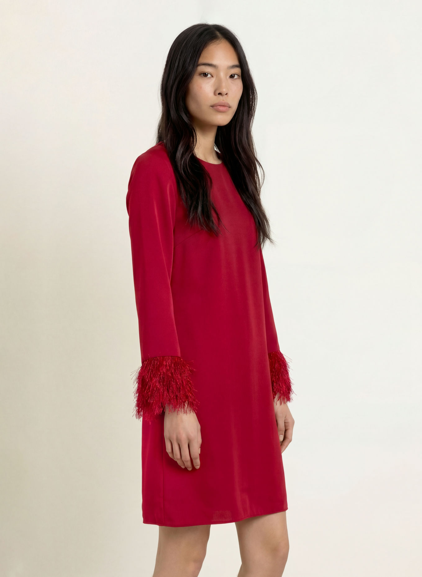 Joseph Ribkoff Kleid: DUNKELROT