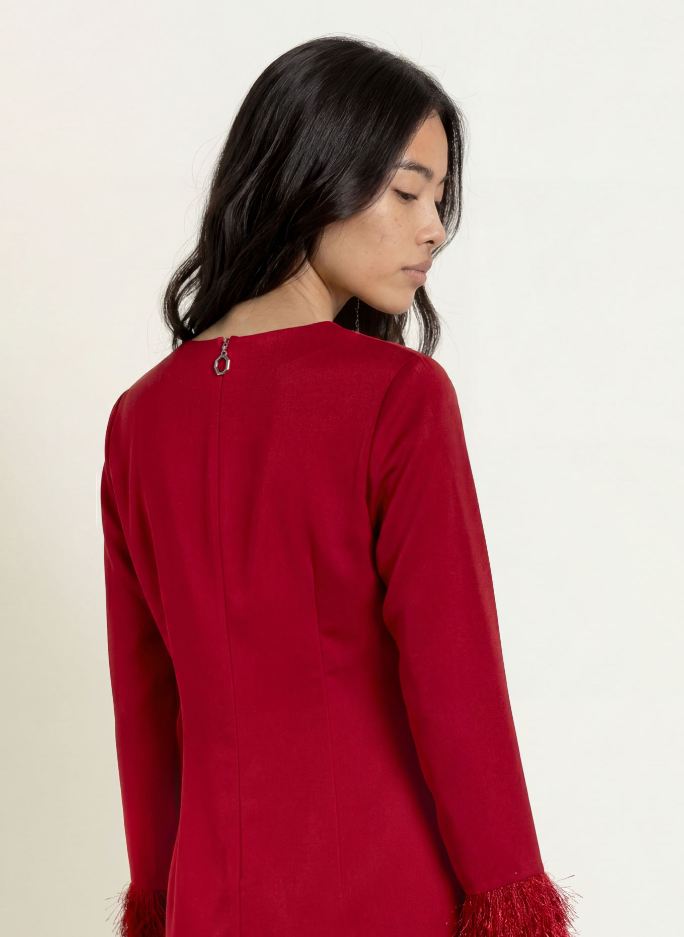 Joseph Ribkoff Kleid: DUNKELROT