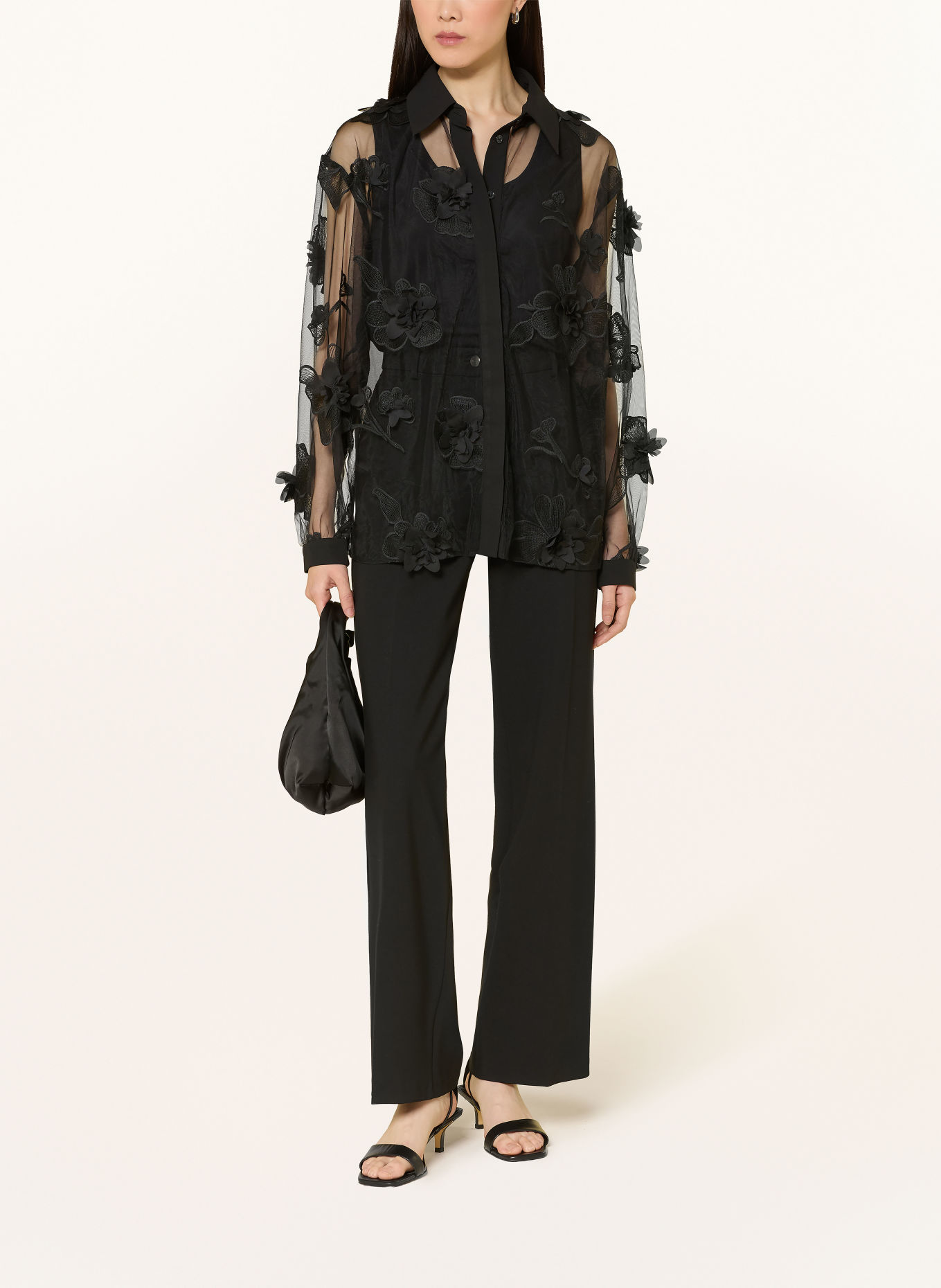 Joseph Ribkoff Overhemdblouse: ZWART