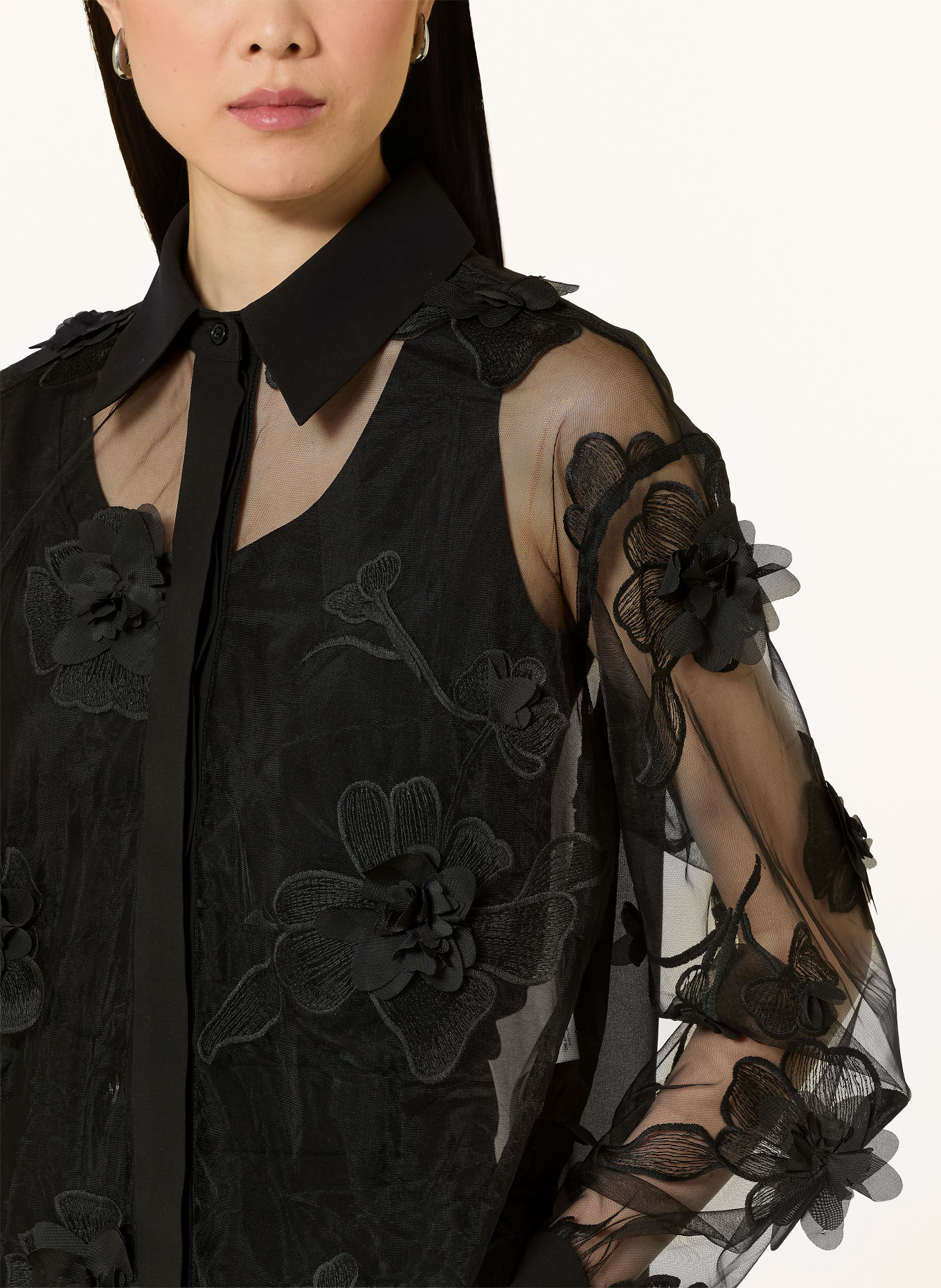 Joseph Ribkoff Overhemdblouse: ZWART