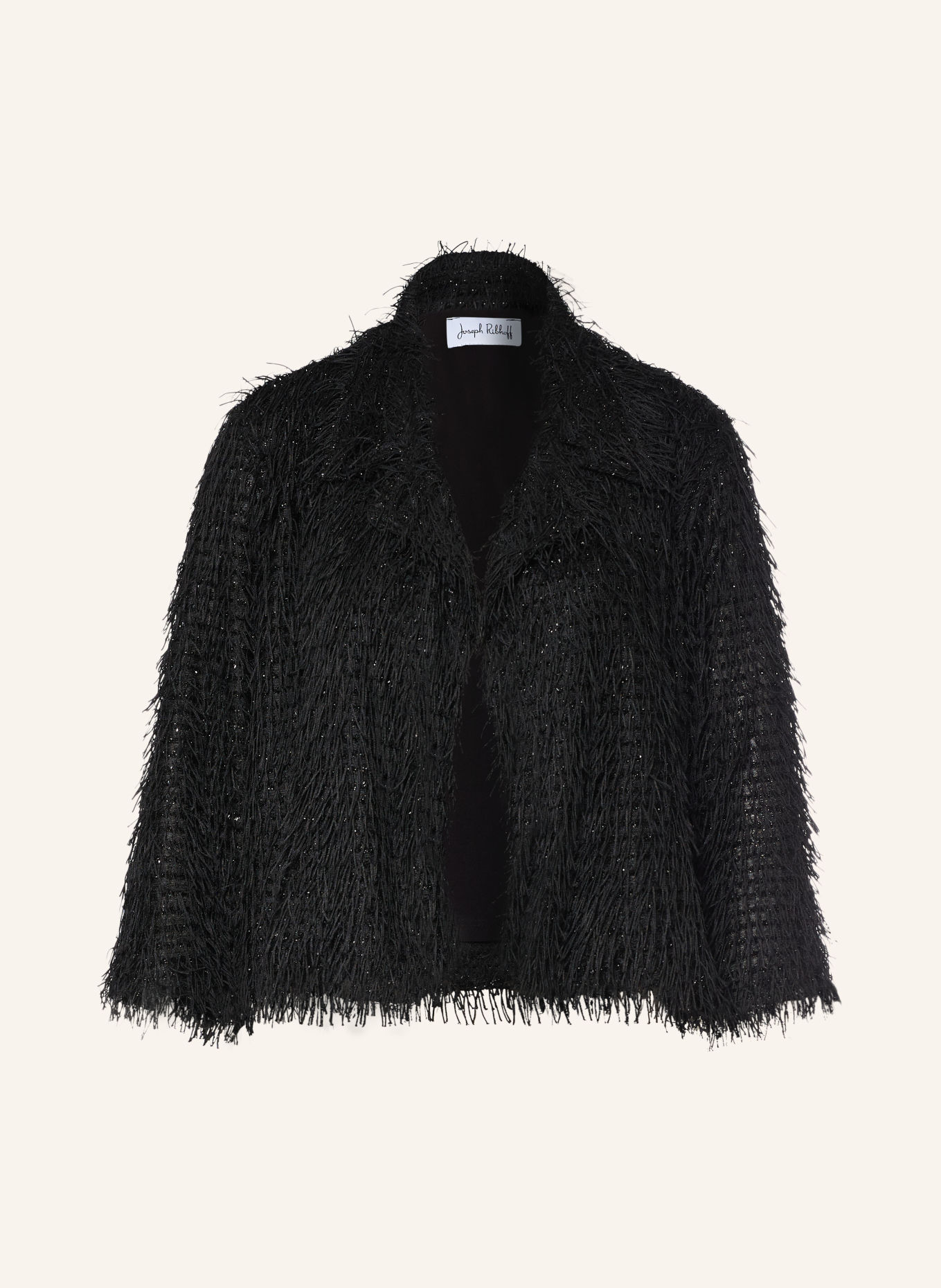 Joseph Ribkoff Kastenjacke mit Glitzergarn: SCHWARZ