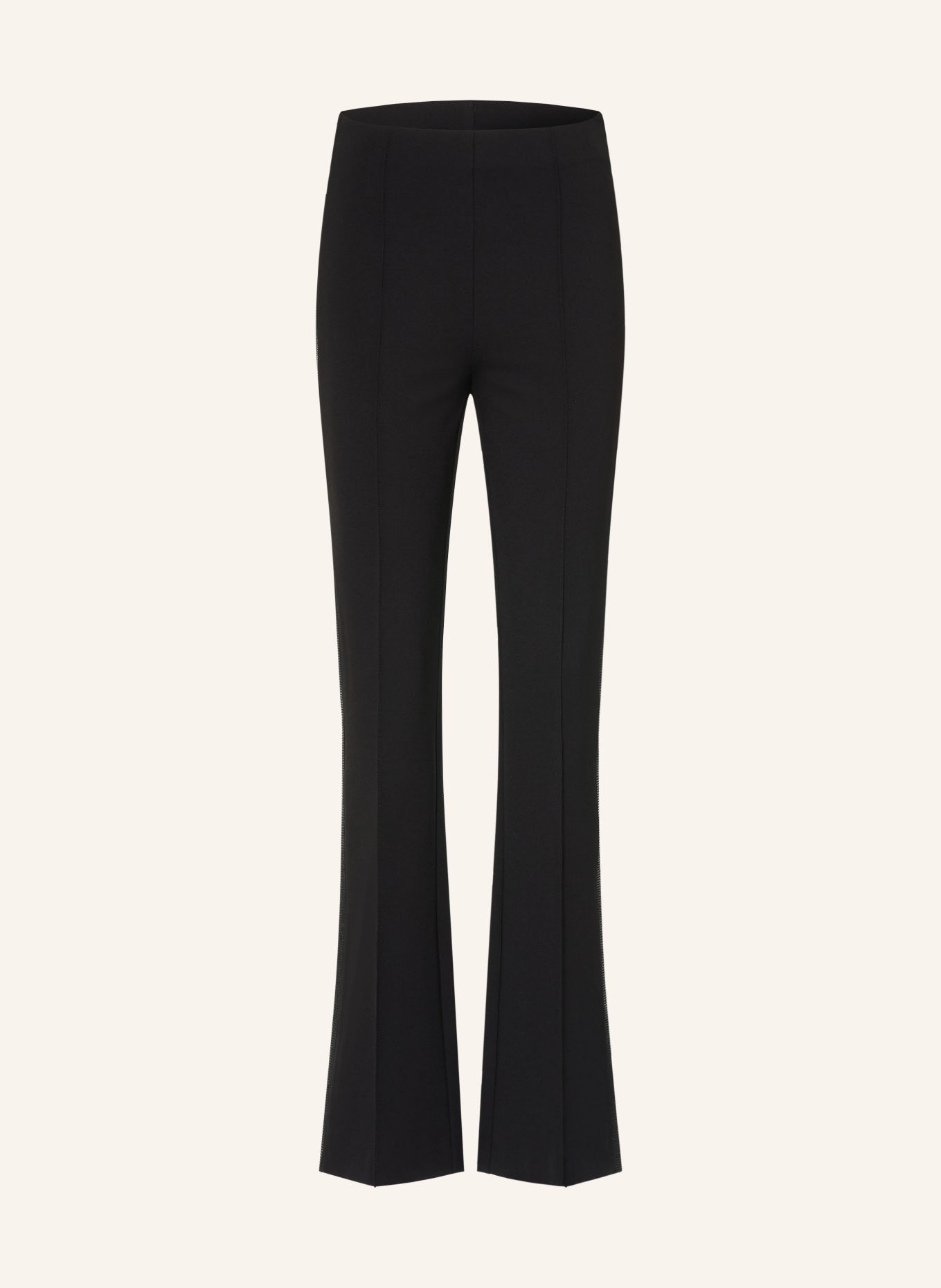 Joseph Ribkoff Bootcut trousers with rhinestones: BLACK