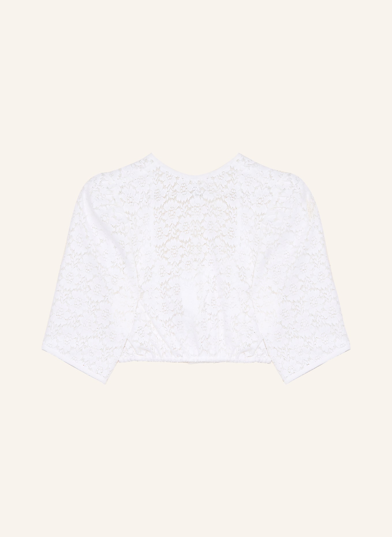 wallmann Dirndlbluse aus Spitze: WEISS