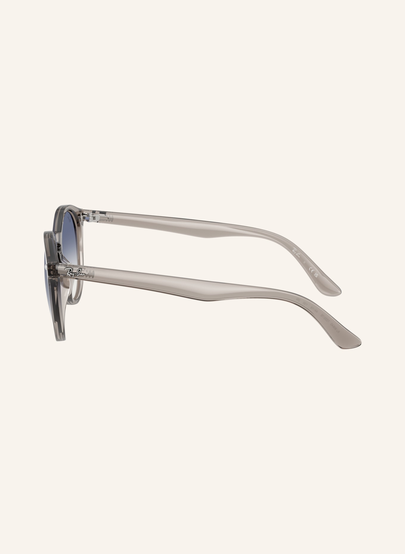Ray-Ban Zonnebril RB9064S: LICHTGRIJS/BLAUW VERLOOP