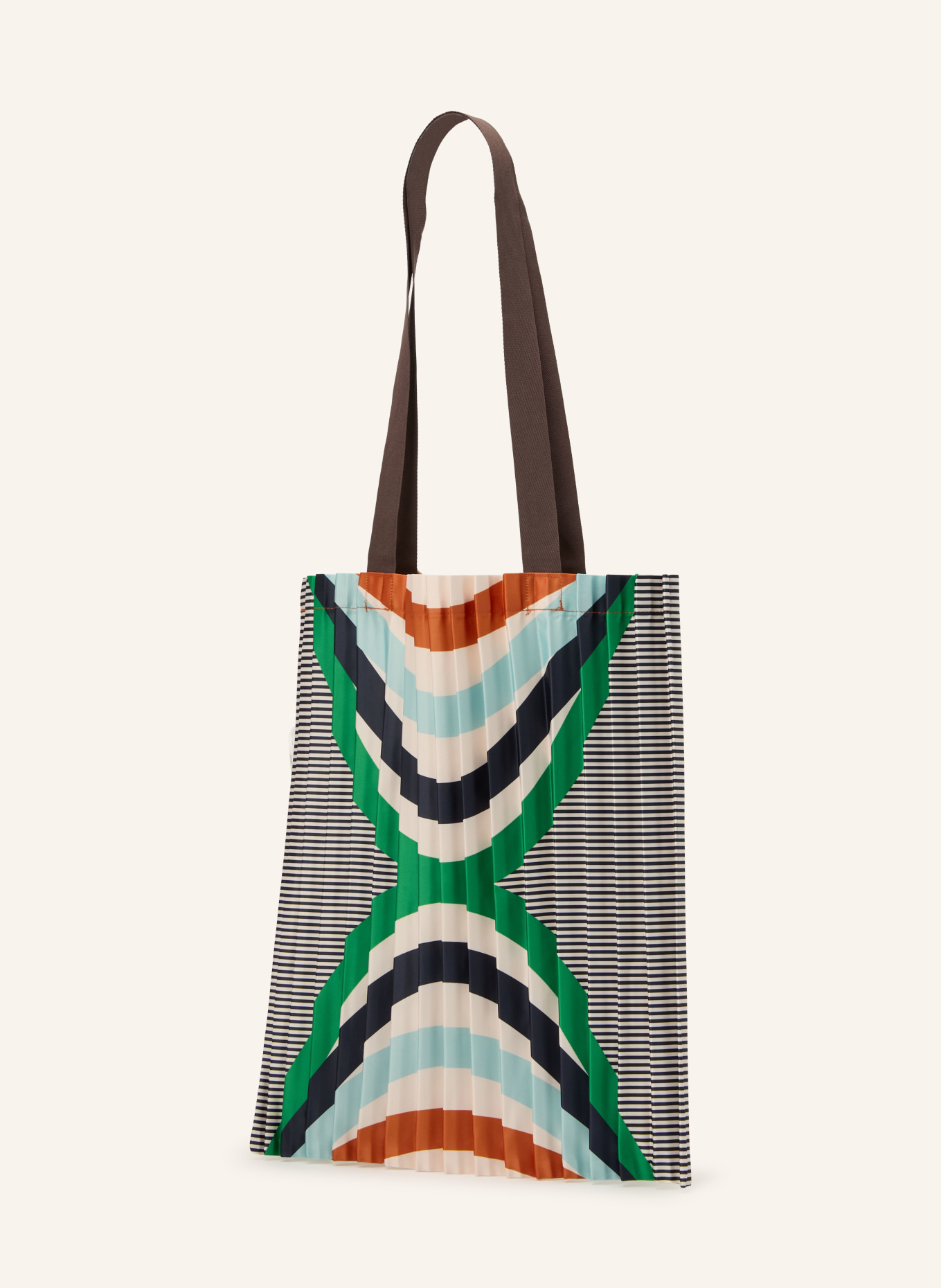 MULTITUDES Shoppers: GROEN / ECRU / LICHTBLAUW