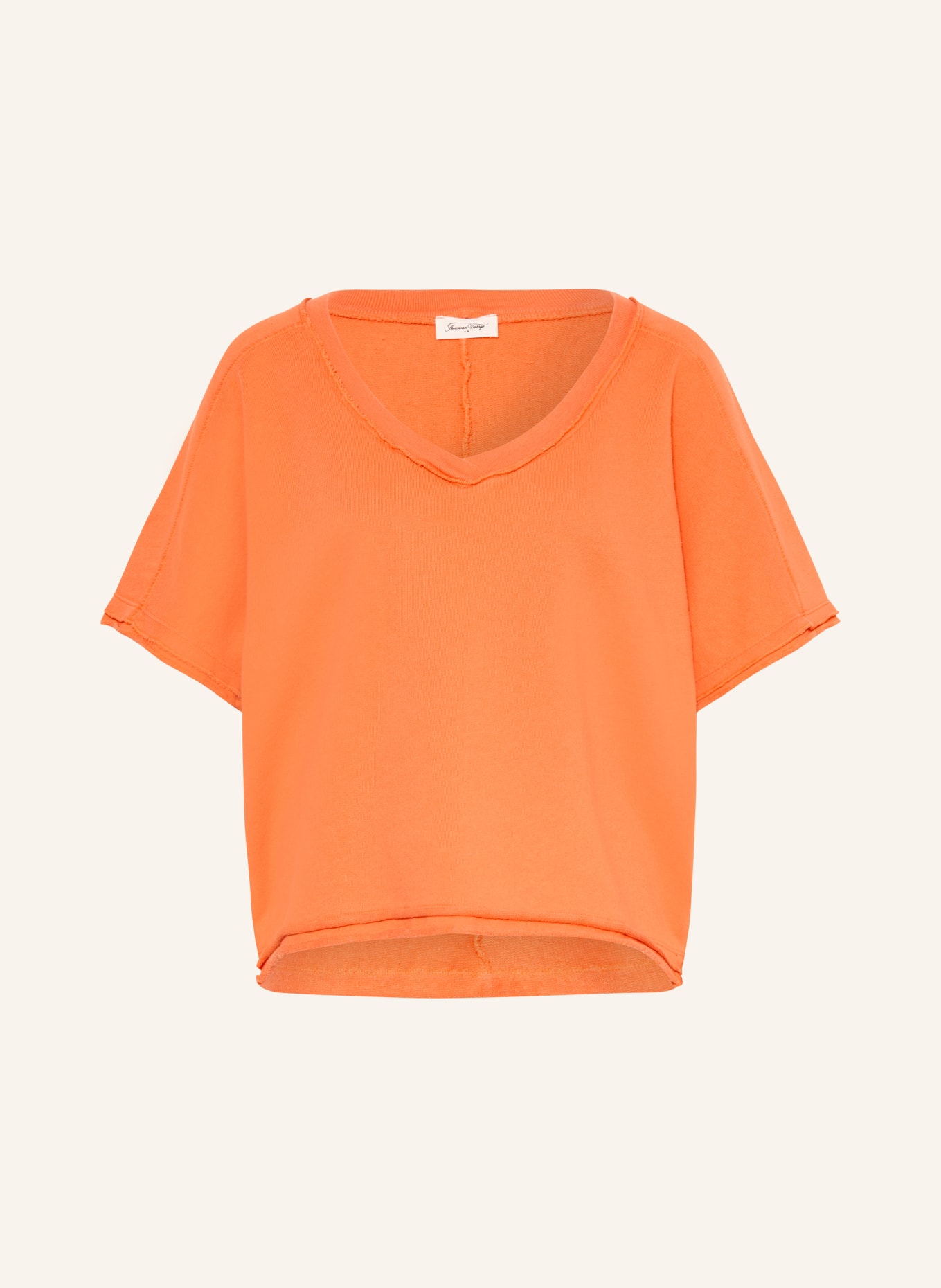 American Vintage Tričko VIBTOWN: ORANŽOVÁ