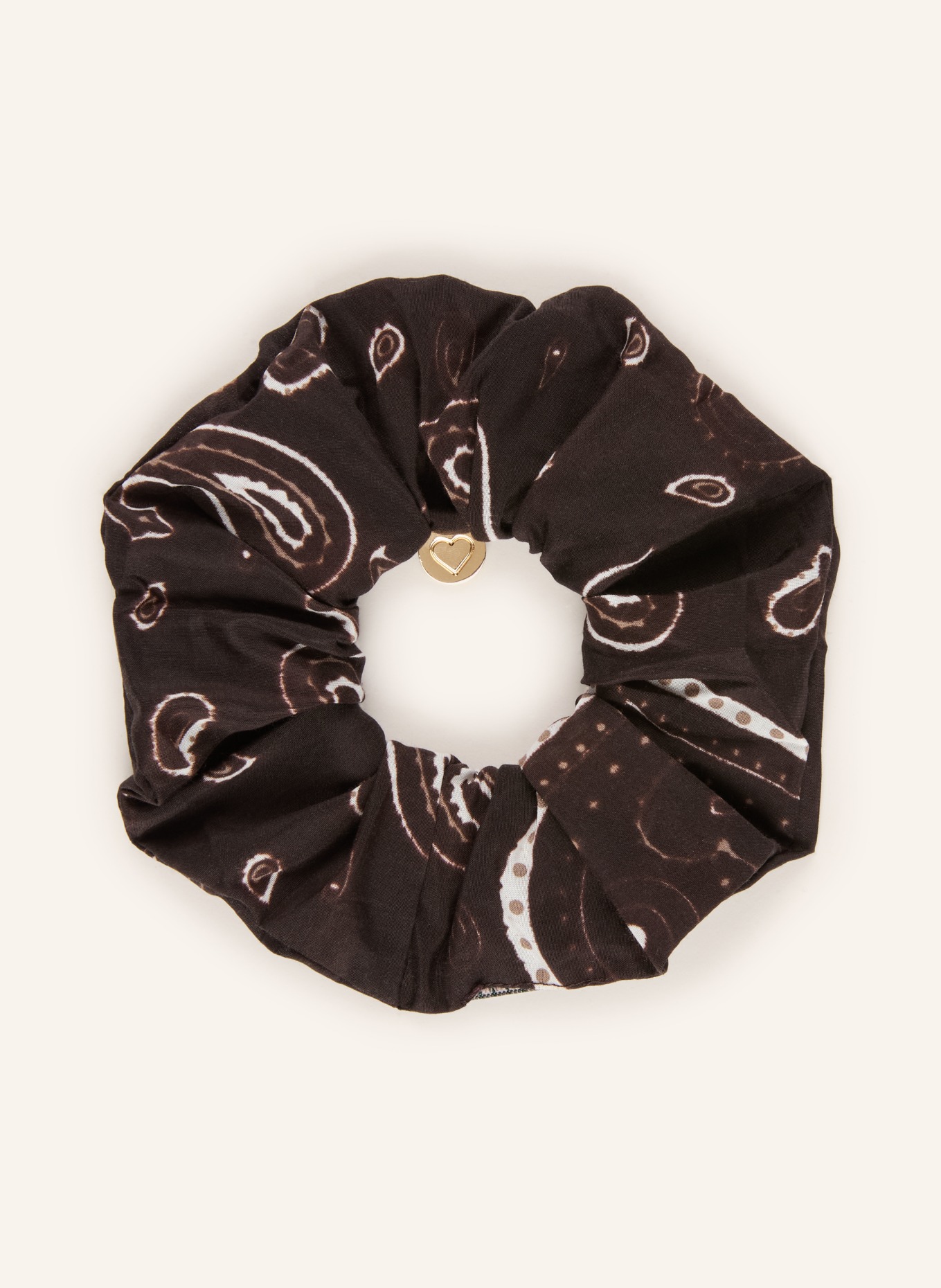 Johann & Johanna Haarelastiekje: MARRON FONCÉ / TAUPE / WIT