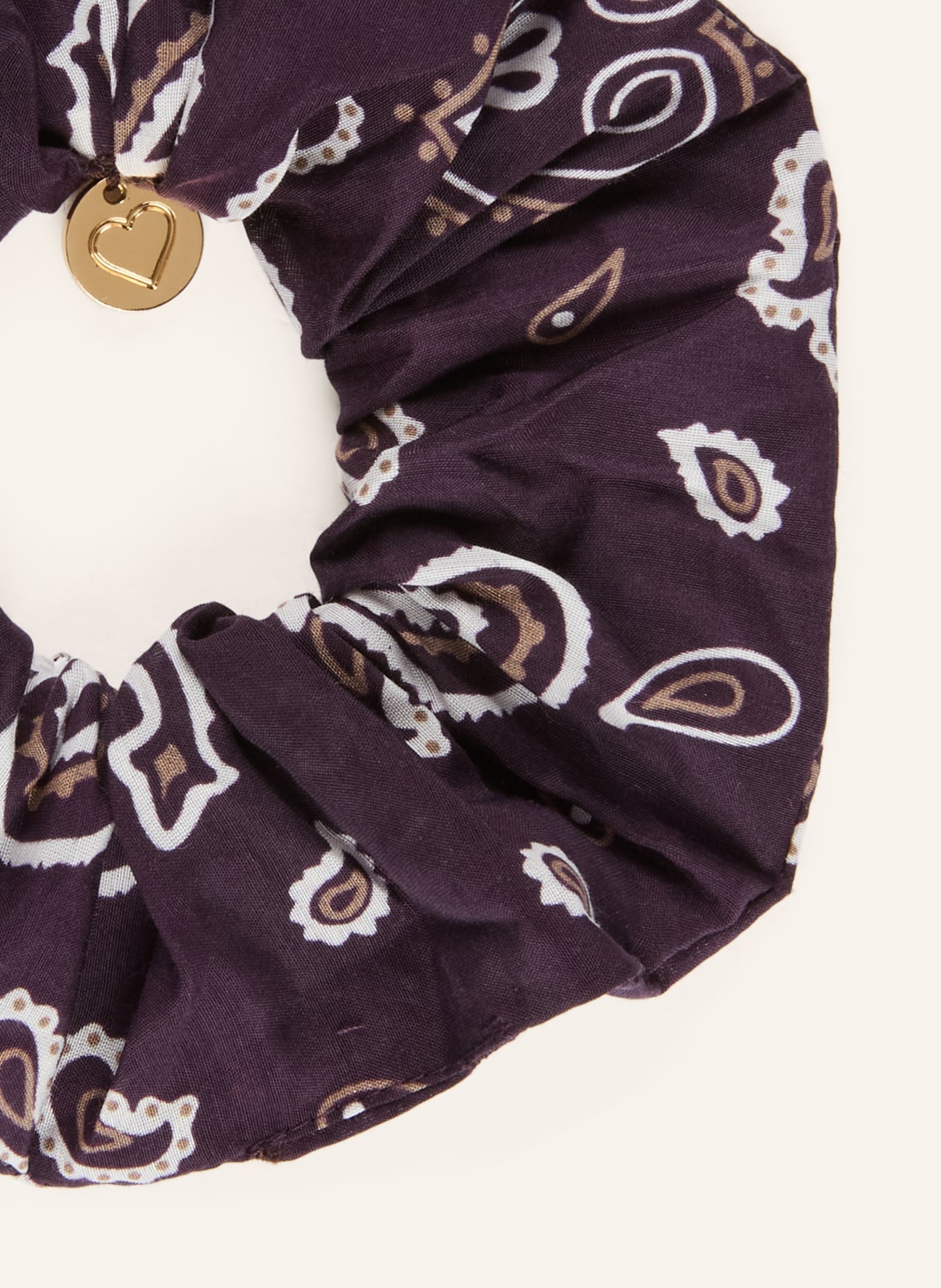Johann & Johanna Haarelastiekje: DONKERBLAUW / TAUPE / WIT
