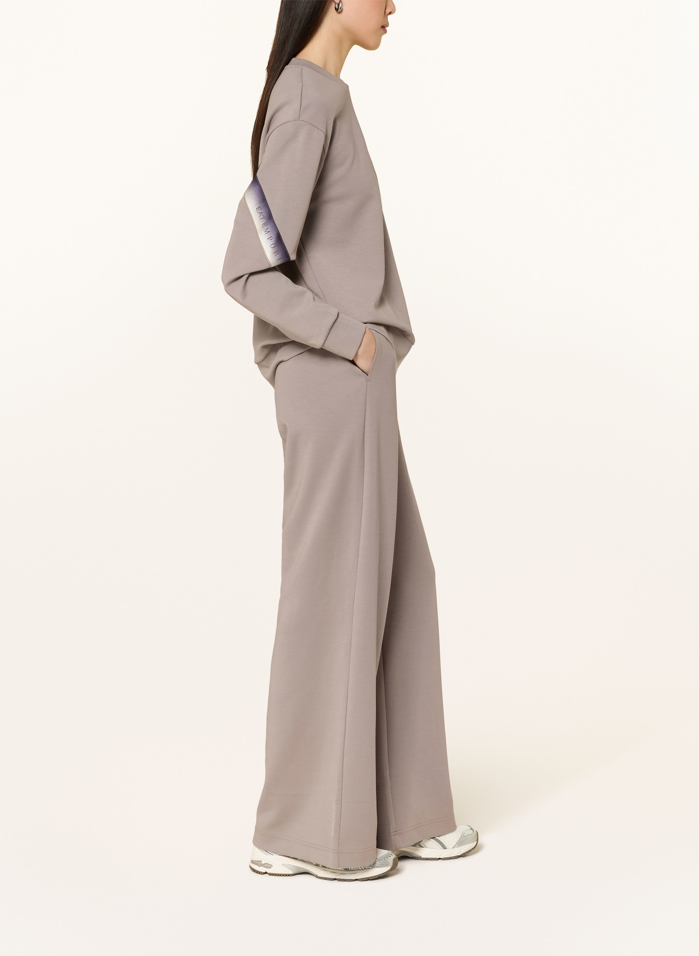 EA7 EMPORIO ARMANI Pantalon en molleton NATURAL VENTUS7: TAUPE