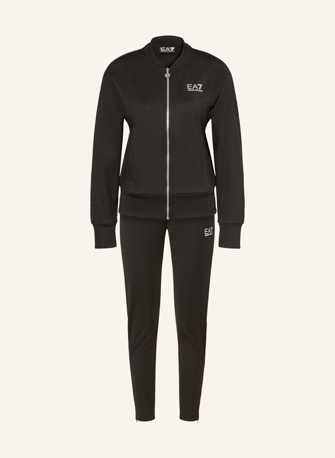 EA7 EMPORIO ARMANI Trainingsanzug: SCHWARZ