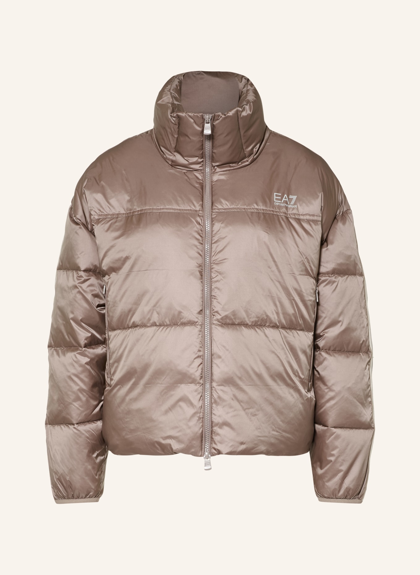 EA7 EMPORIO ARMANI Quilted jacket: DUSKY PINK