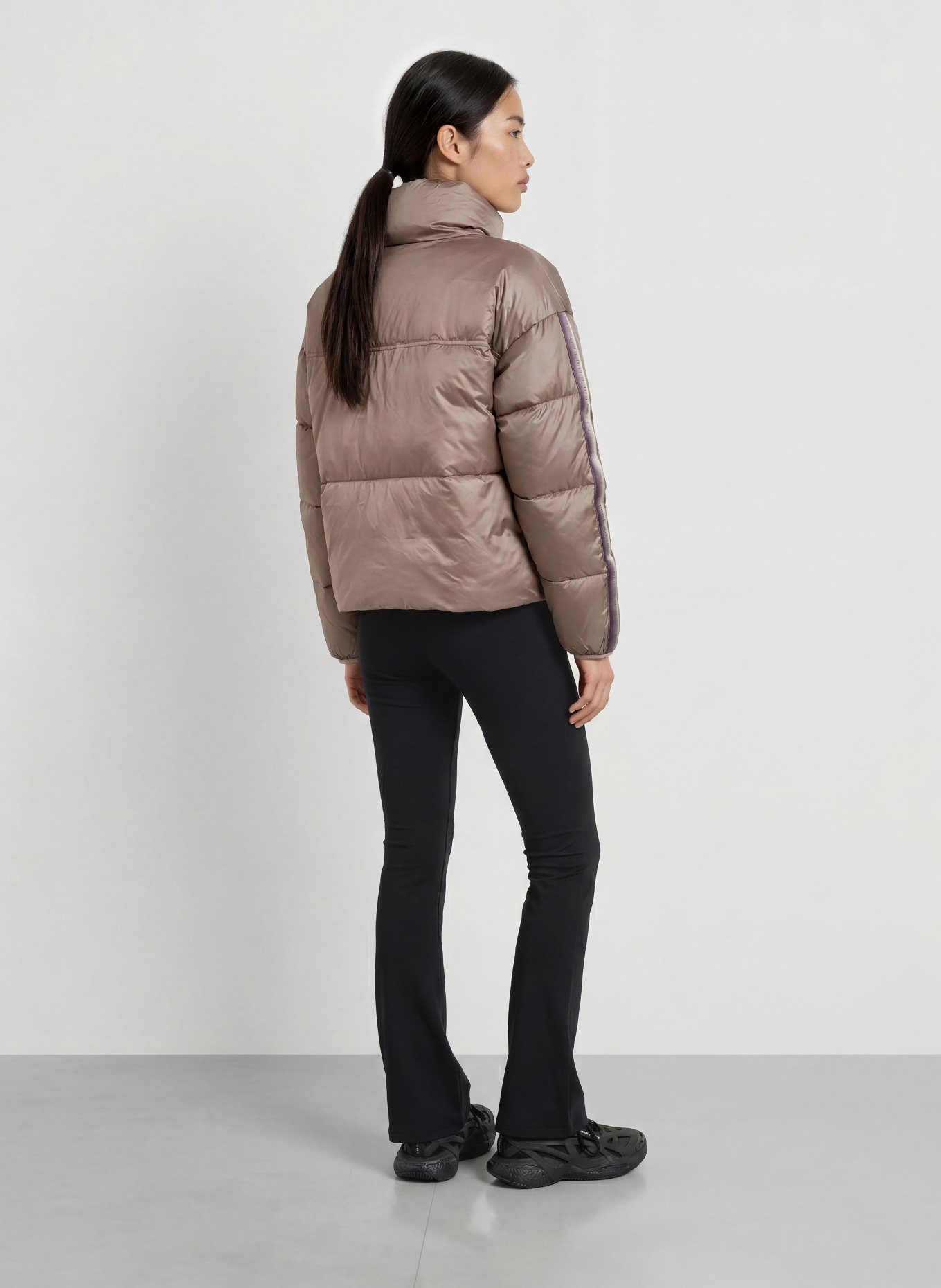 EA7 EMPORIO ARMANI Quilted jacket: DUSKY PINK