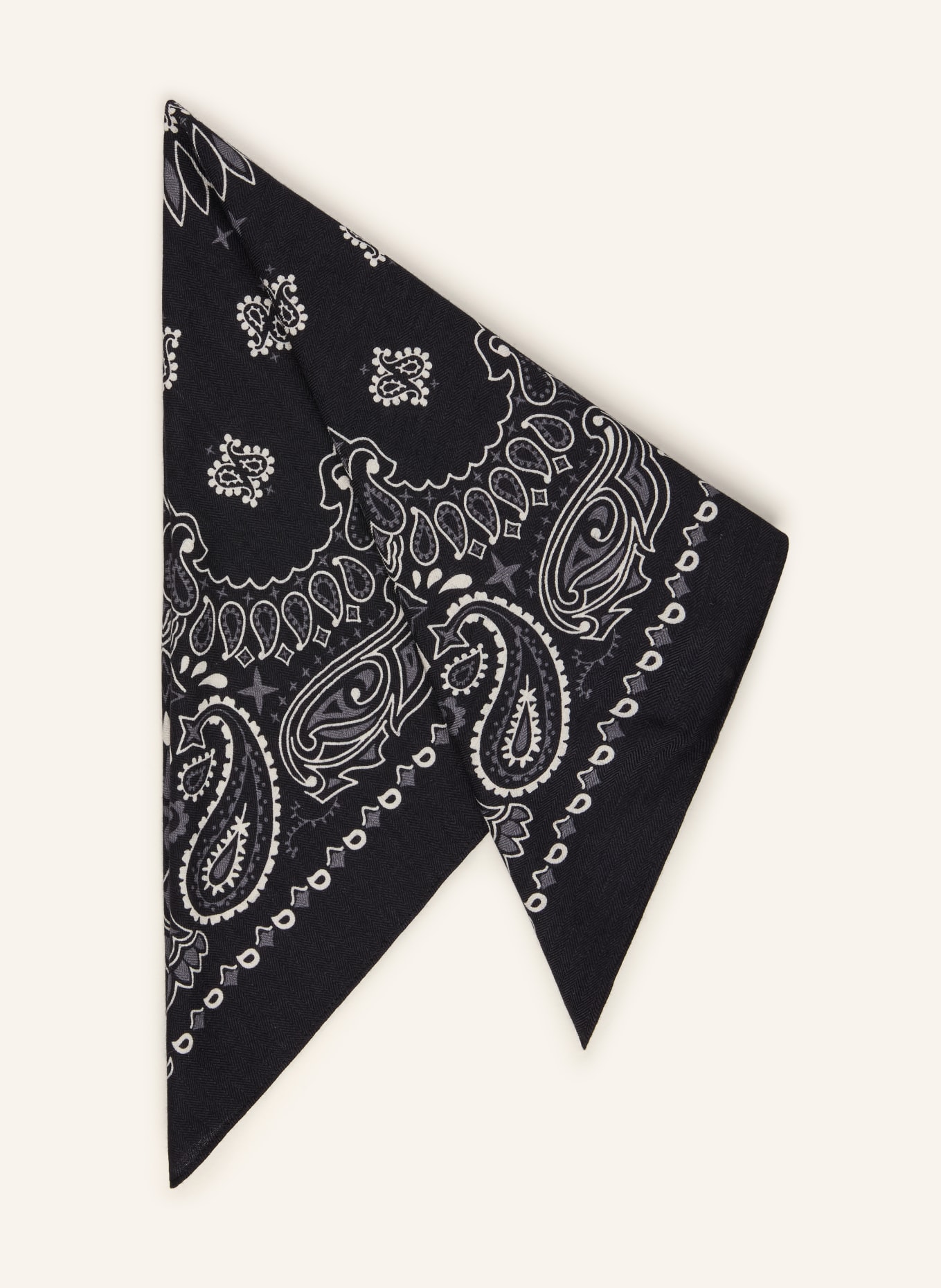 darling harbour Scarf with silk: BLACK