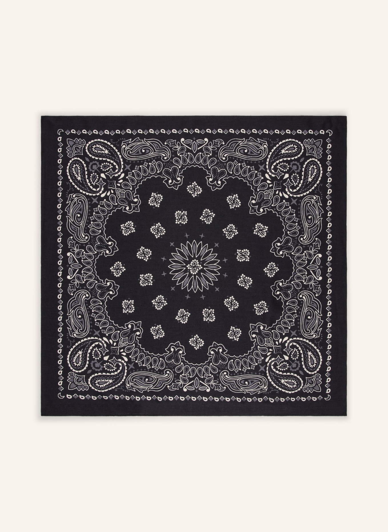 darling harbour Scarf with silk: BLACK