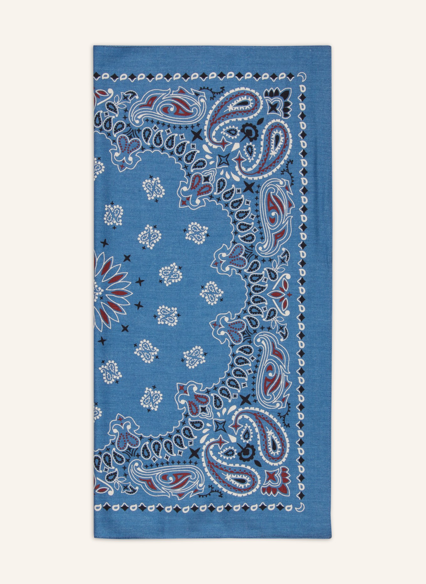 darling harbour Halsdoek met zijde: BLUE
