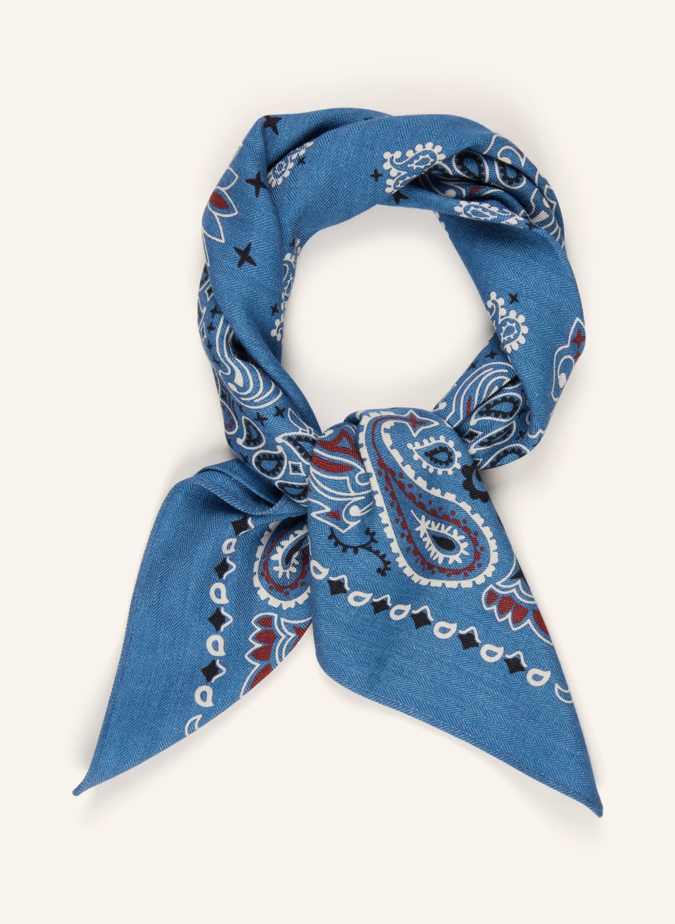 darling harbour Halsdoek met zijde: BLUE