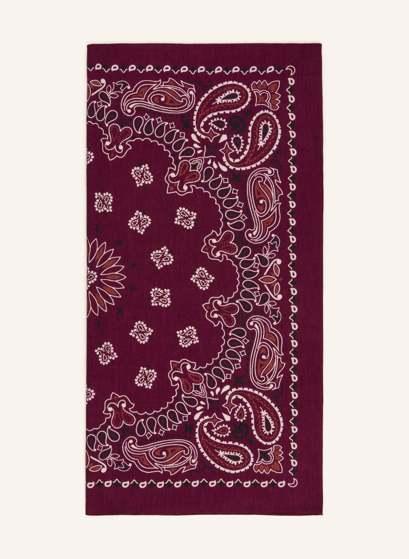 darling harbour Scarf with silk: BORDEAUX