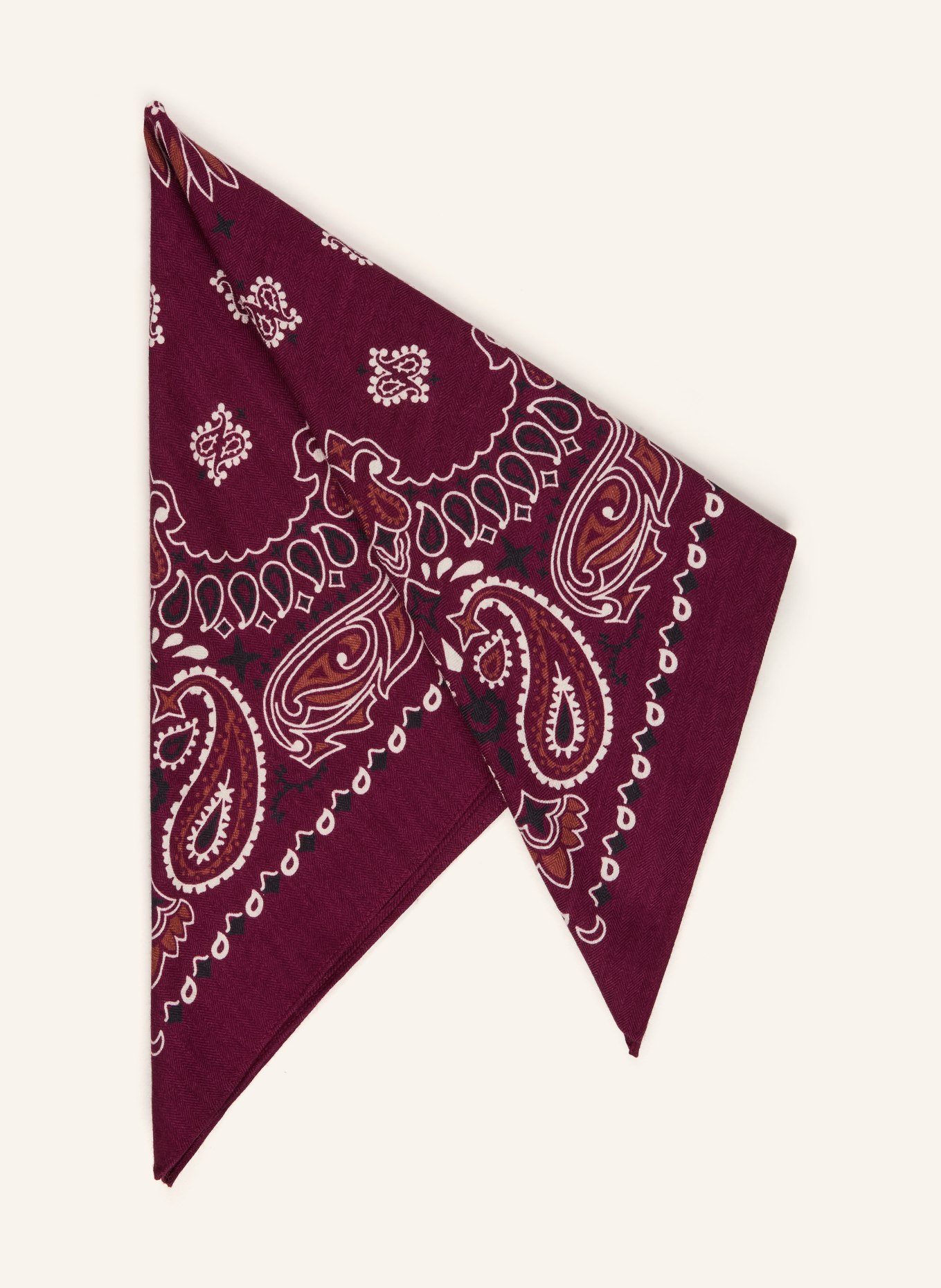 darling harbour Scarf with silk: BORDEAUX