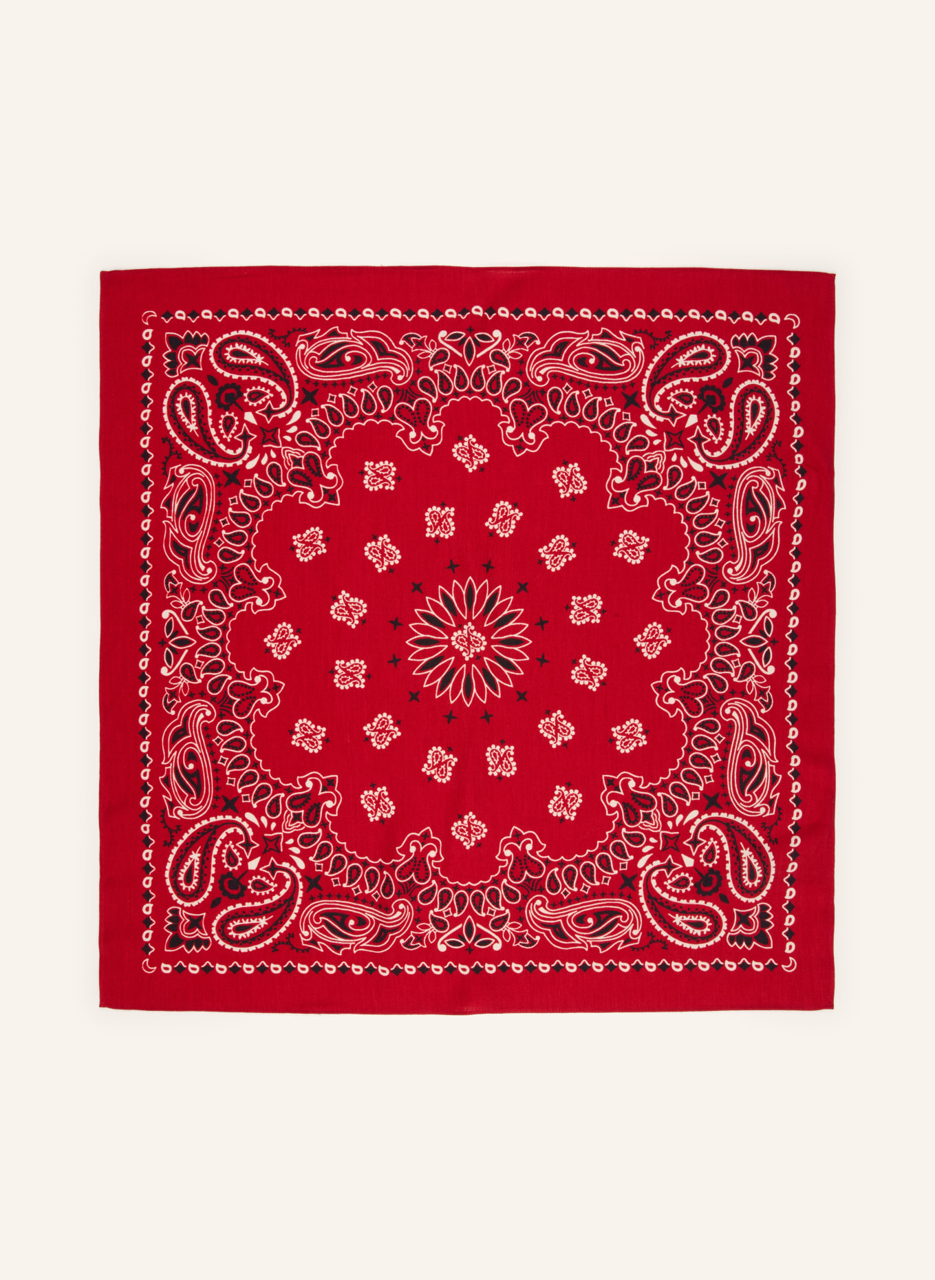 darling harbour Scarf with silk: RED