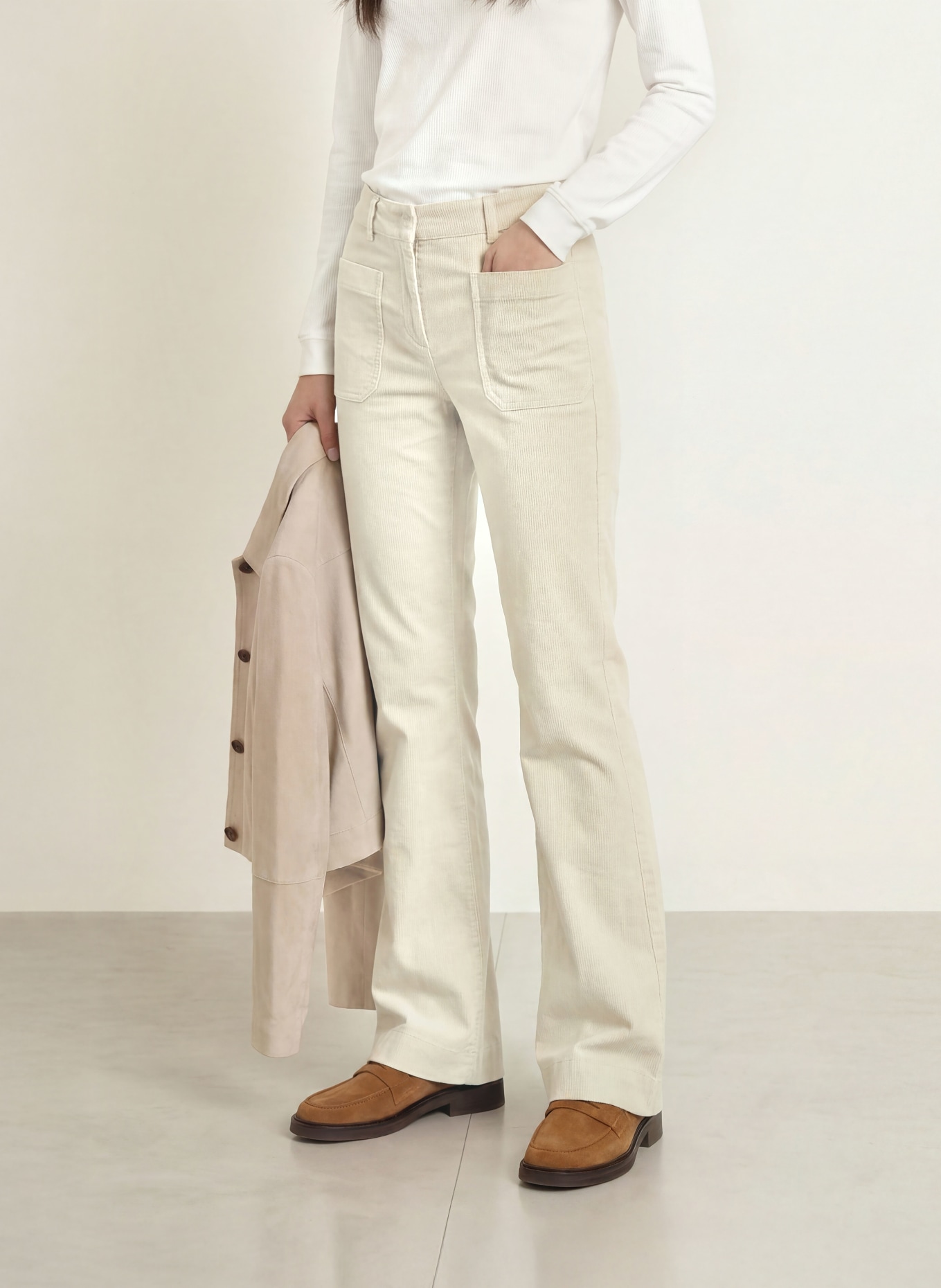 Marc O'Polo Corduroy pants: BEIGE