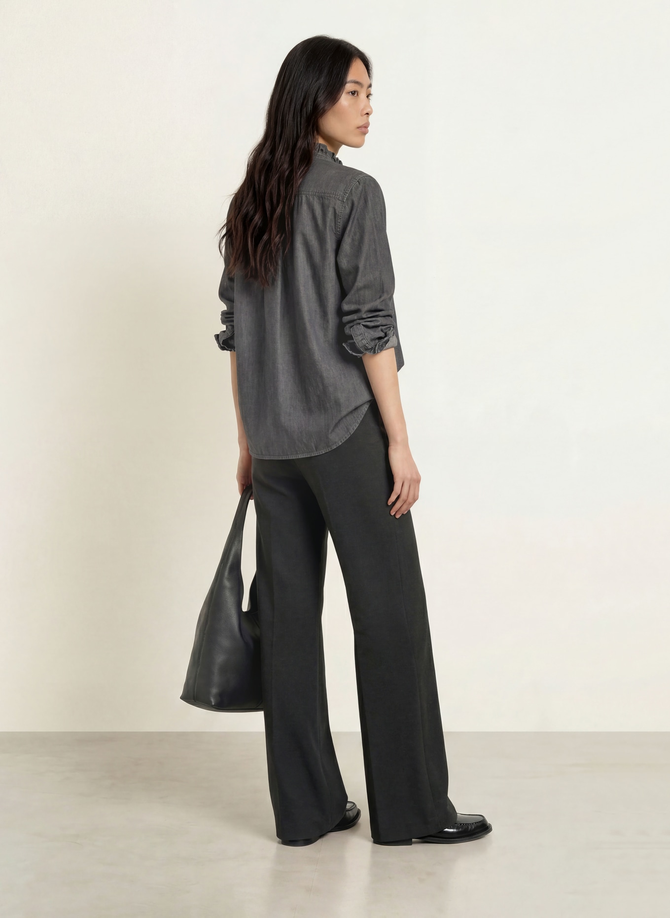 Marc O'Polo Marlene-broek MARGO van jersey: DONKERGRIJS
