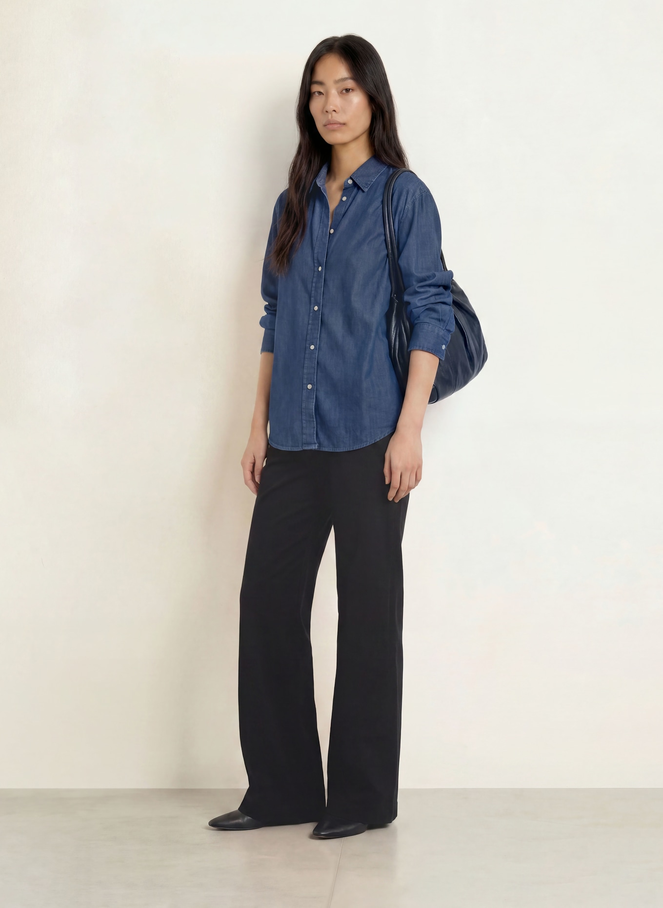 Marc O'Polo Marlene-broek MARGO van corduroy: ZWART