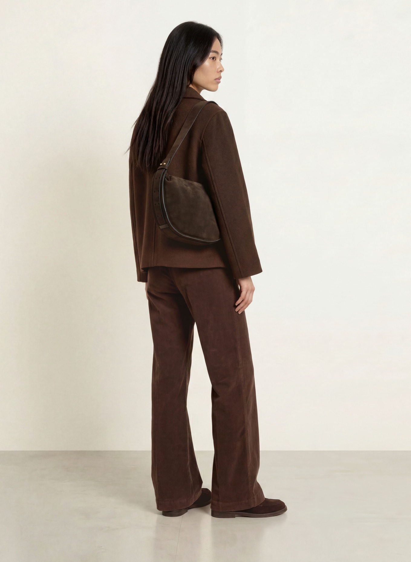 Marc O'Polo Marlene-broek MARGO van corduroy: BRUIN