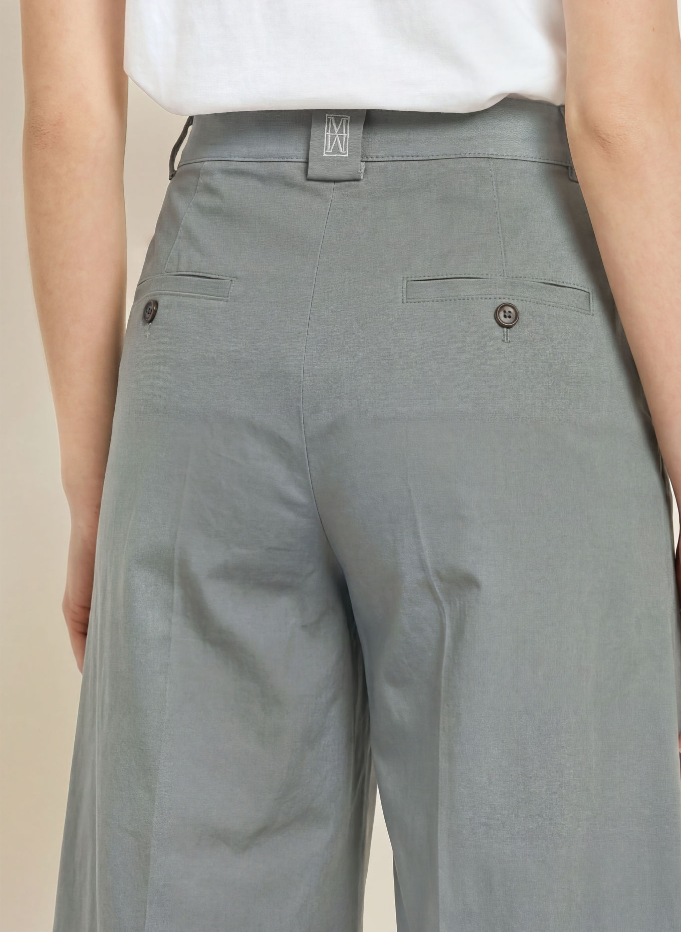 Marc O'Polo Marlenehose: BLAUGRAU